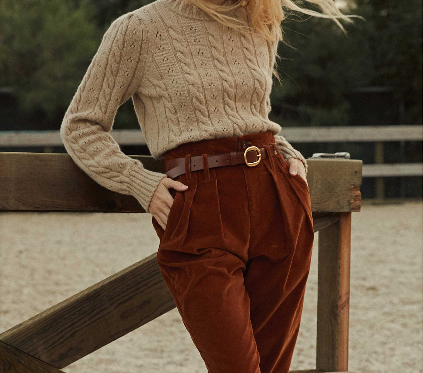 HMD -- NELDA PANT -- TERRA DI SIENA