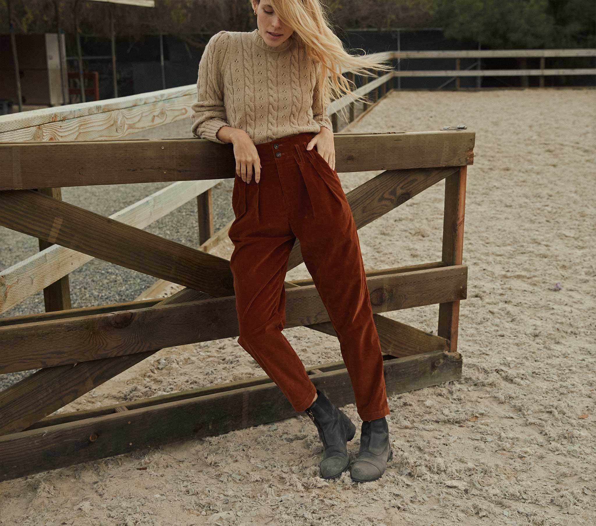 HMD -- NELDA PANT -- TERRA DI SIENA