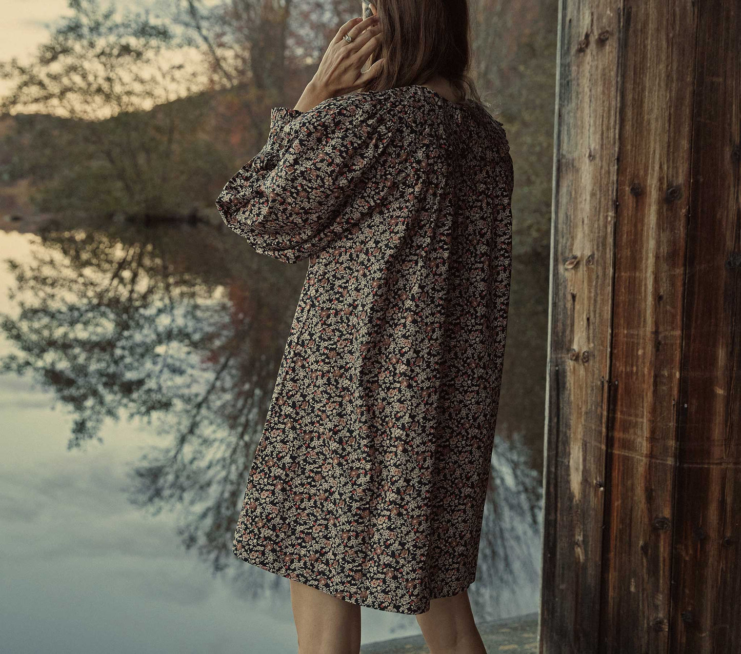 HMD -- ADALINA DRESS -- HARVEST MEADOW FLORAL