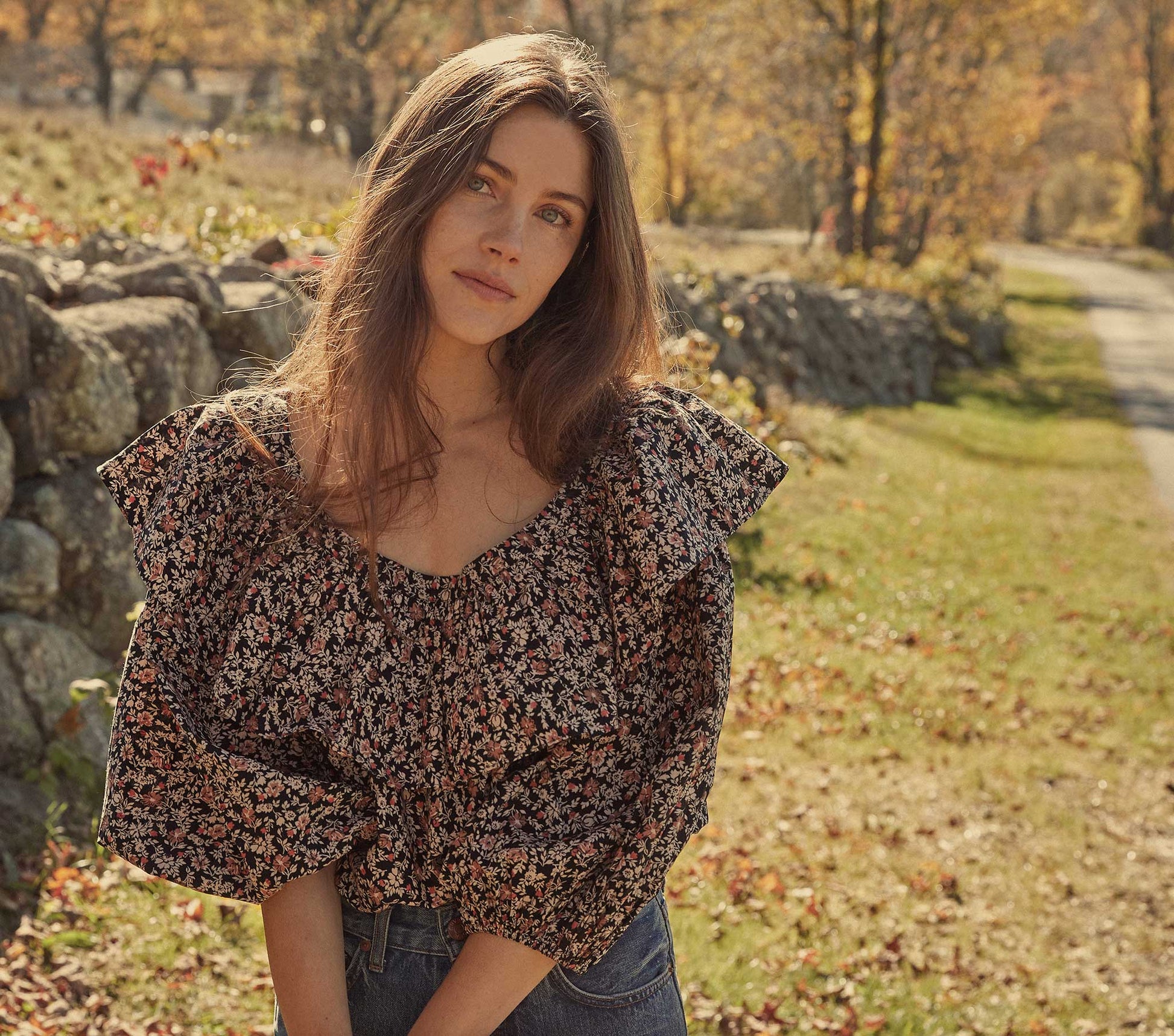 HMD -- CIELITO TOP -- HARVEST MEADOW FLORAL view 7