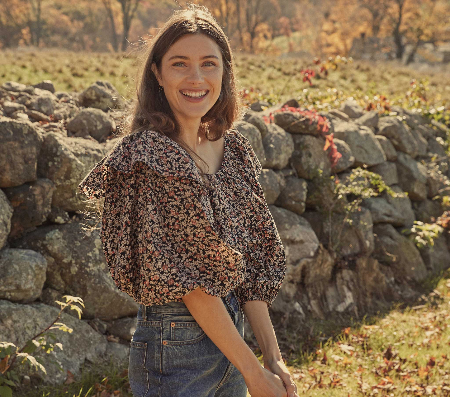 HMD -- CIELITO TOP -- HARVEST MEADOW FLORAL