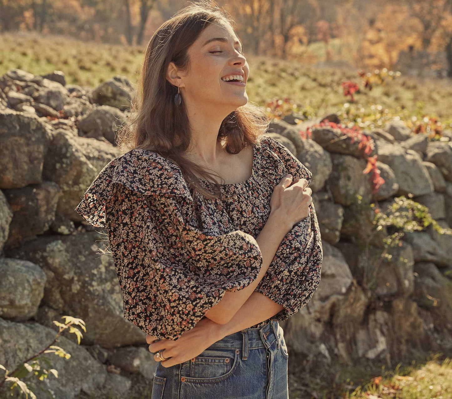 HMD -- CIELITO TOP -- HARVEST MEADOW FLORAL