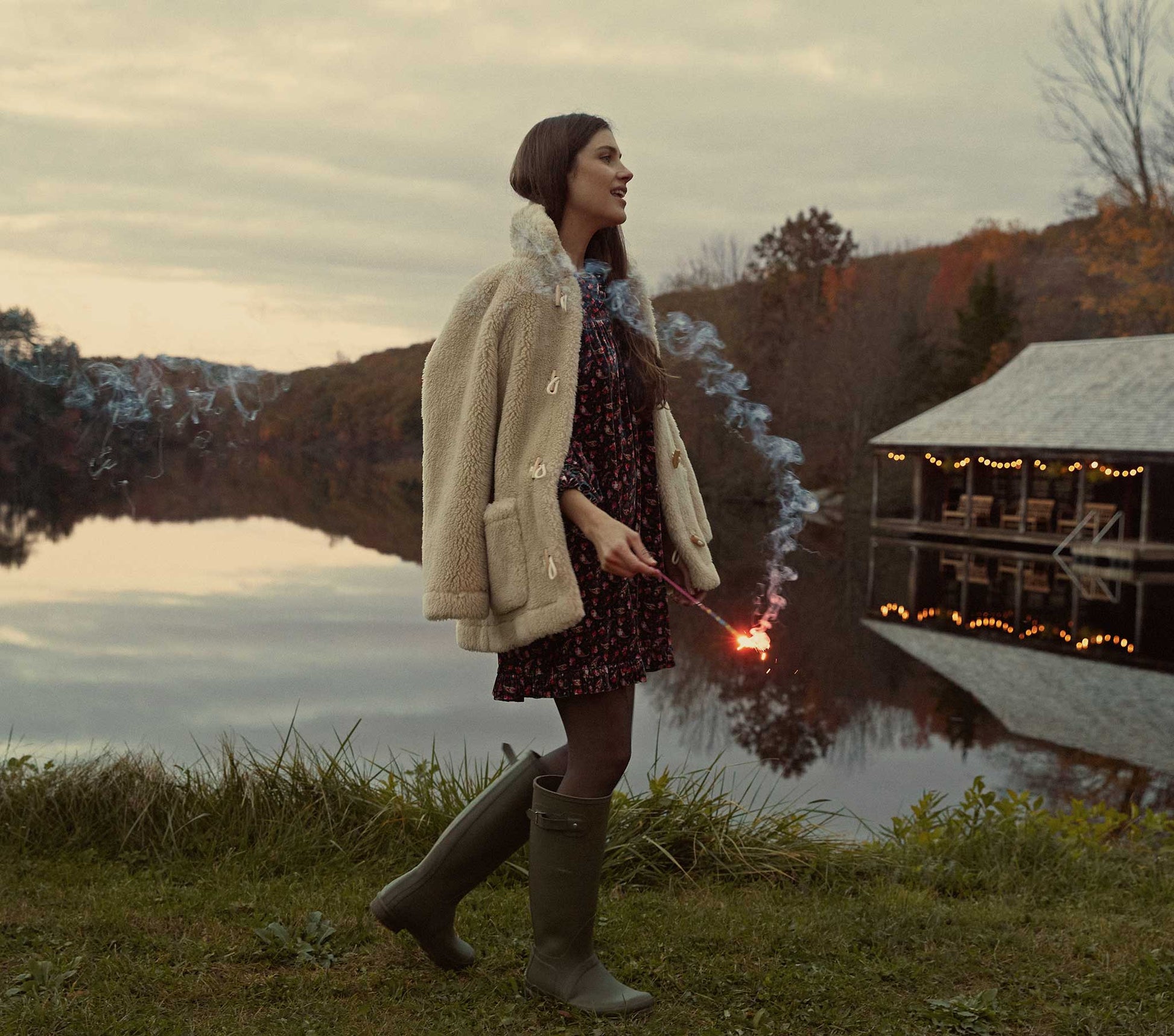 HMD -- NORA DRESS -- TEAL CANTERBURY PAISLEY view 5
