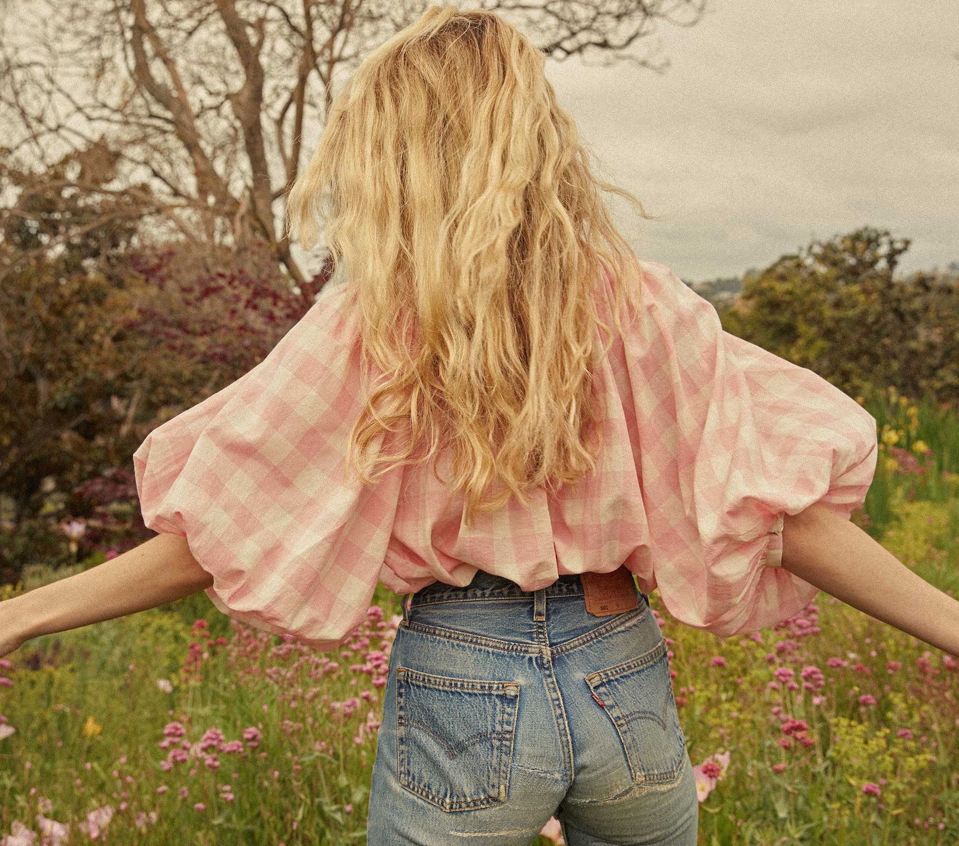 HMD -- JEANNE TOP -- ROSETTE GINGHAM view 5
