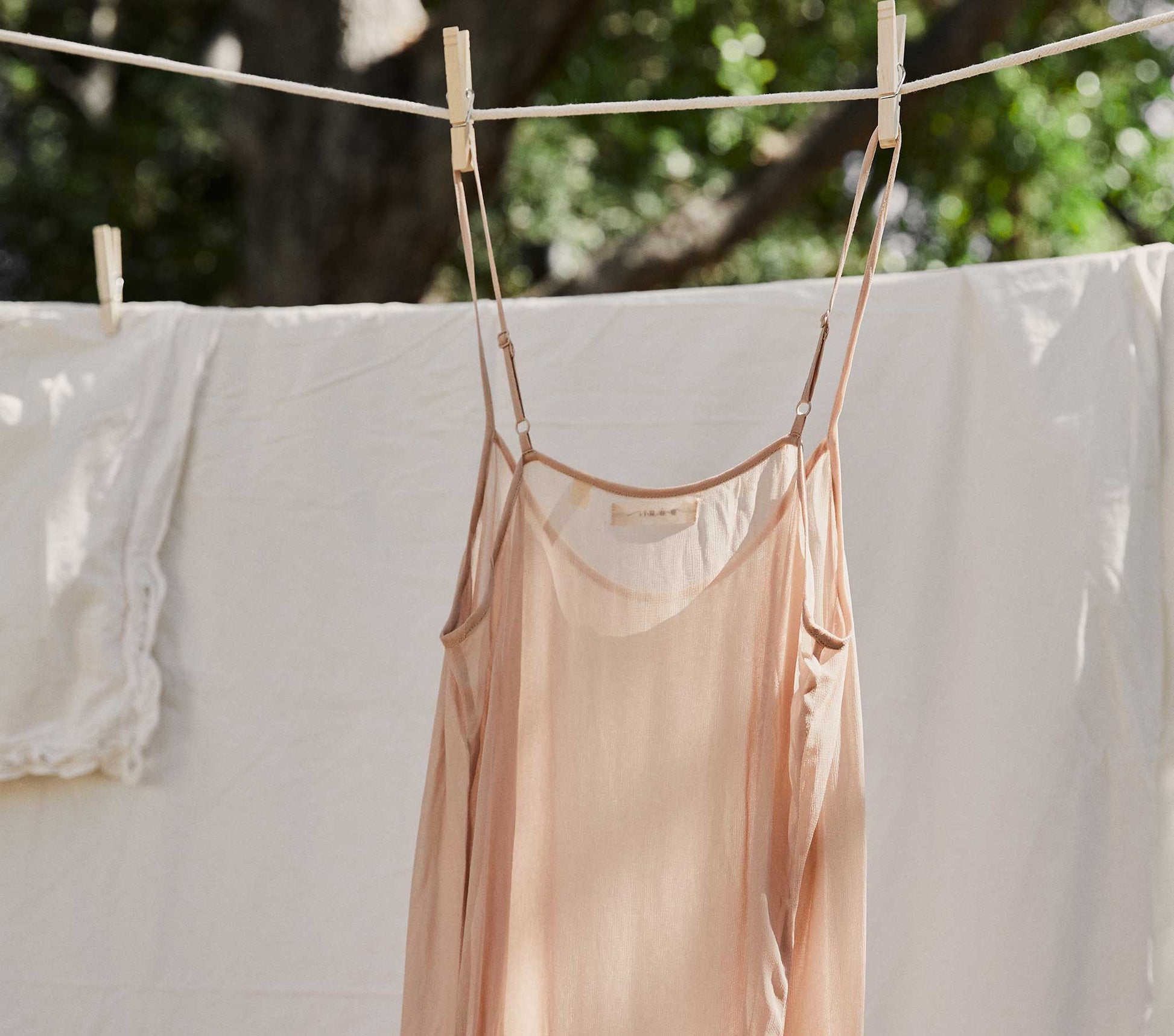 LONG SCOOP NECK SLIP -- CONCH view 4

