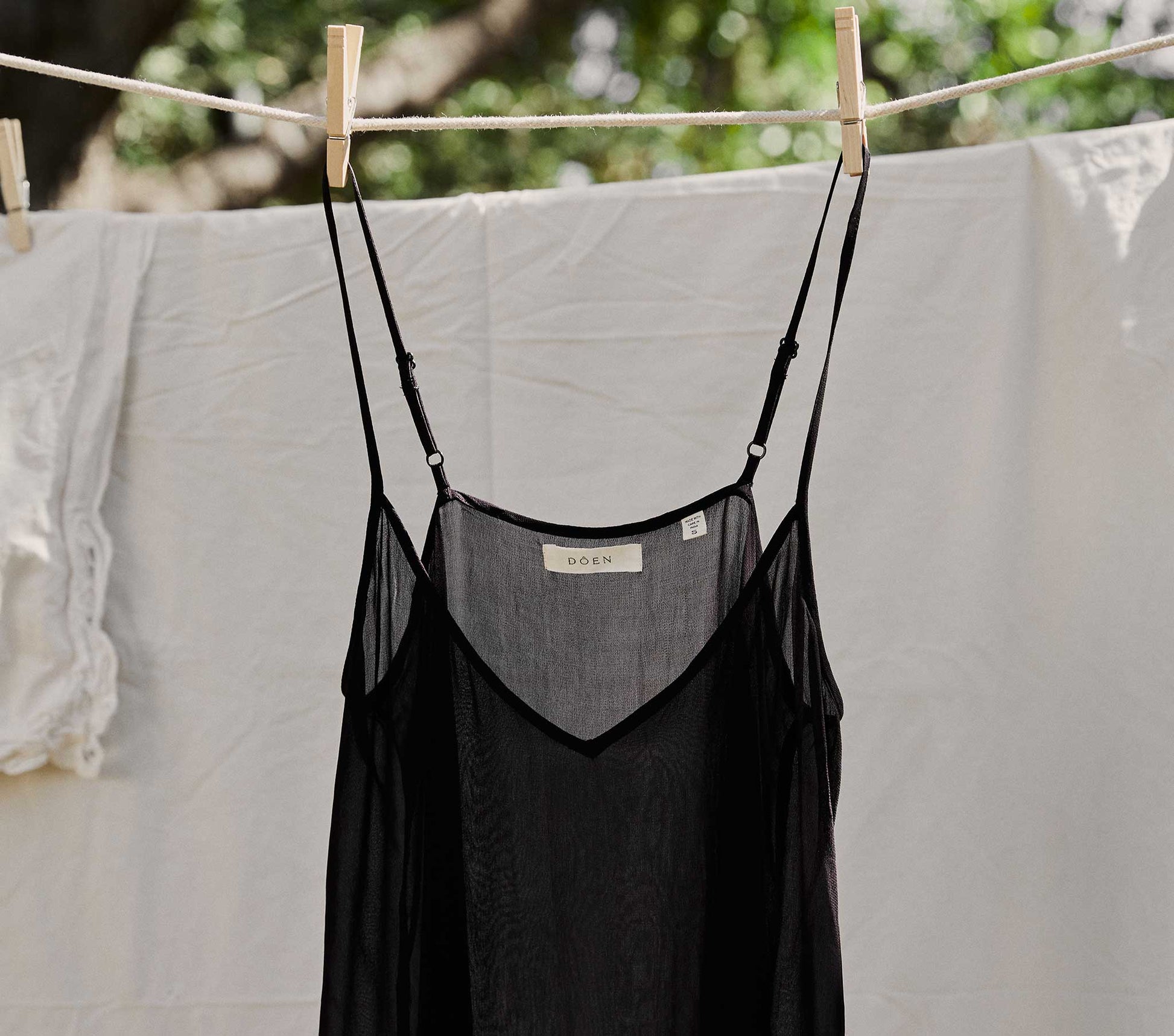 deep v neck slip under dress Long Deep V-Neck Slip - Carob