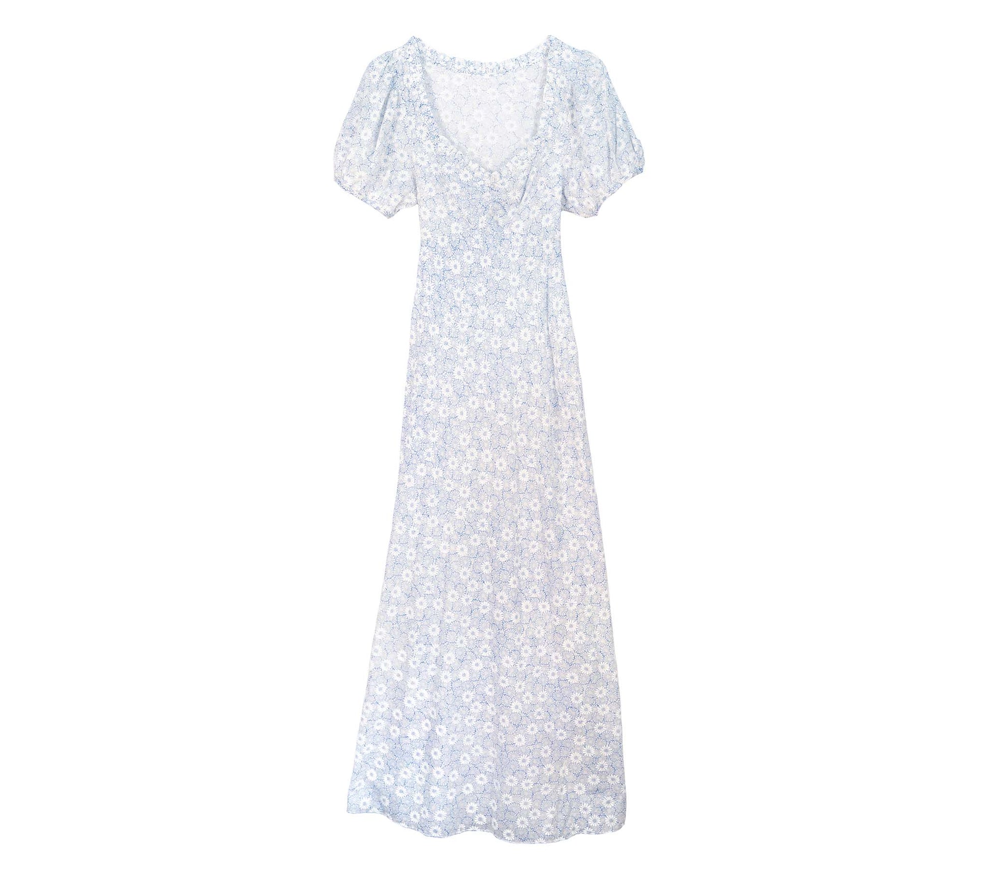 HMD -- DREE DRESS -- BLUE SUMMER DAISY PRINT view 1
