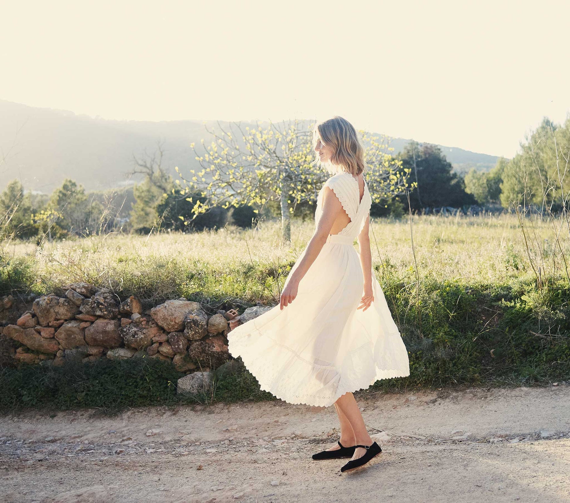 HMD -- MERIDA DRESS -- SEA SALT view 3
