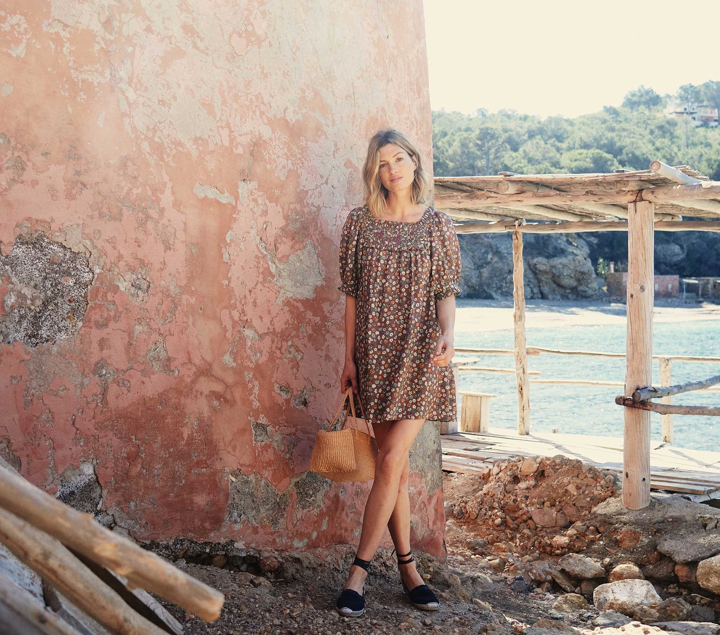 HMD -- PATRICIA DRESS -- BISTRE TASHA GARDEN