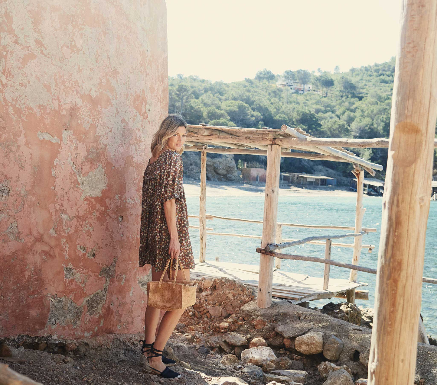 HMD -- PATRICIA DRESS -- BISTRE TASHA GARDEN