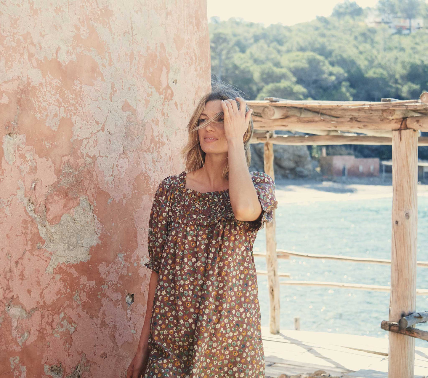 HMD -- PATRICIA DRESS -- BISTRE TASHA GARDEN