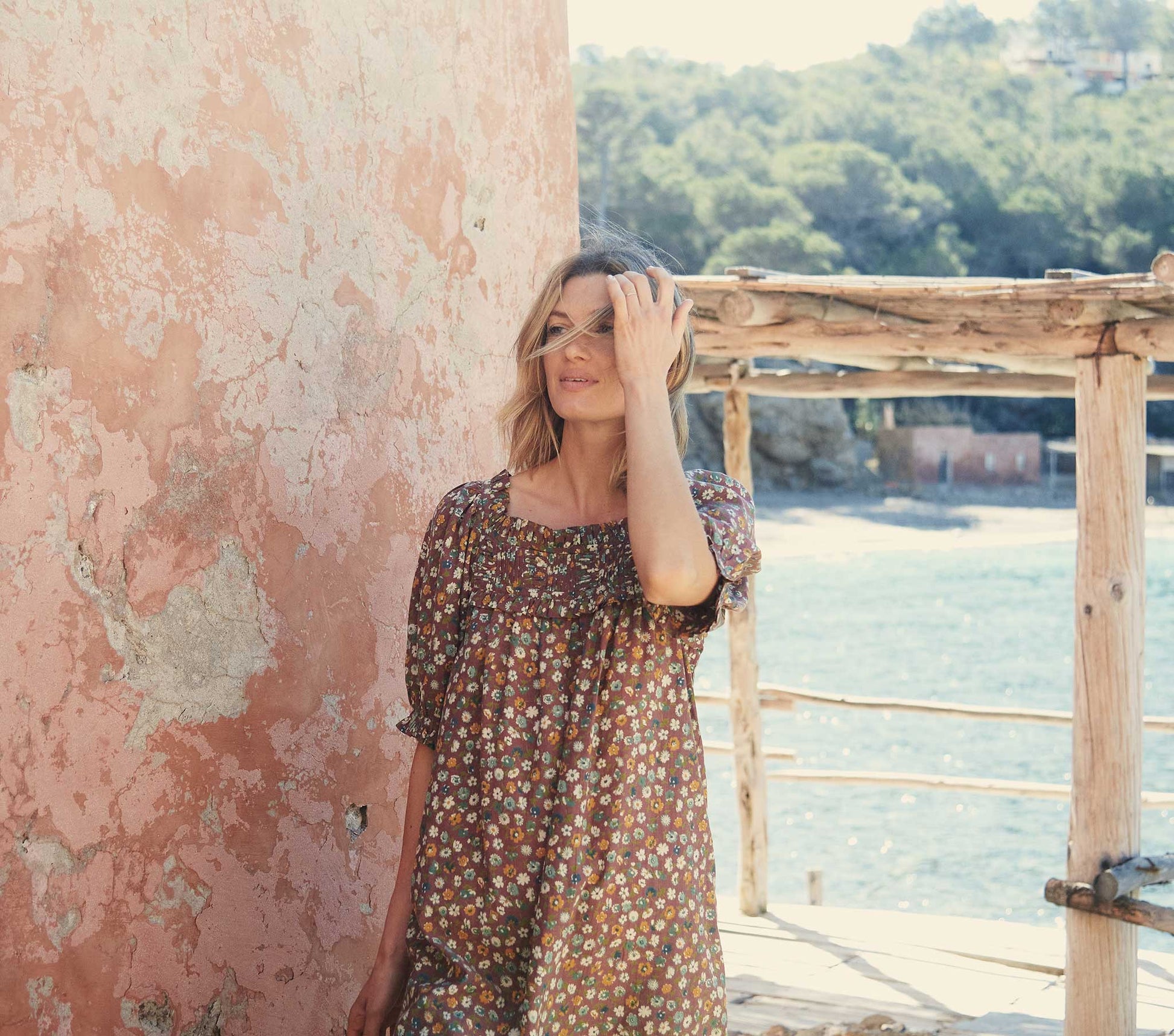 HMD -- PATRICIA DRESS -- BISTRE TASHA GARDEN view 4

