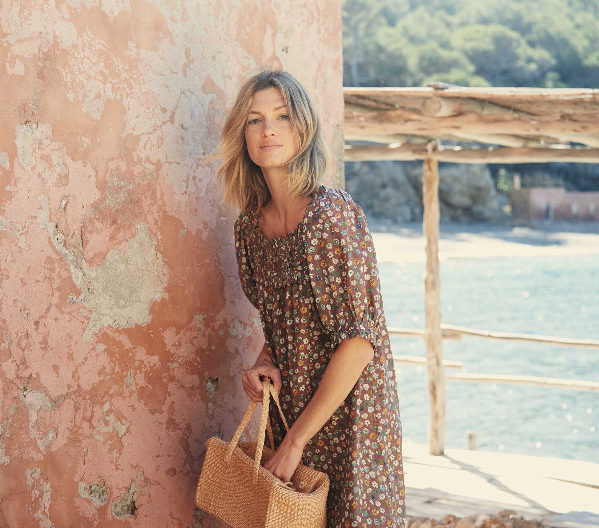 HMD -- PATRICIA DRESS -- BISTRE TASHA GARDEN view 3
