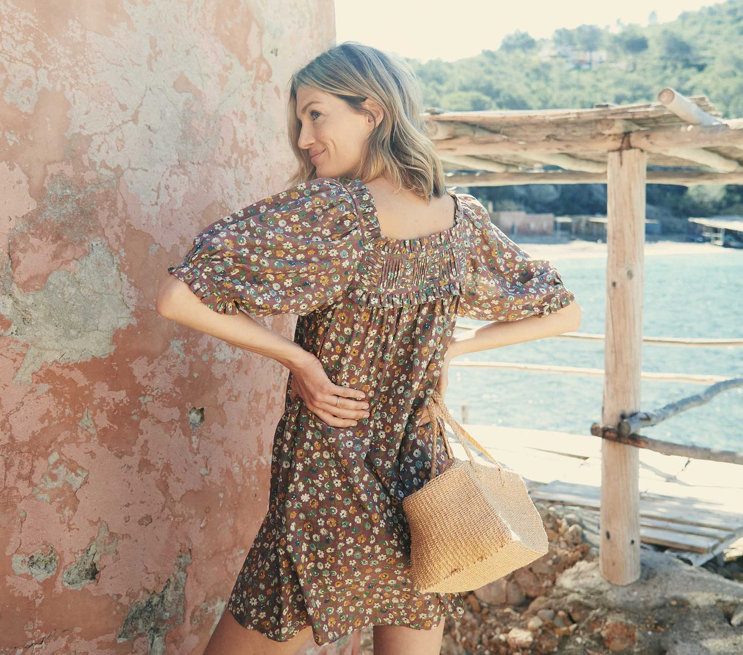 HMD -- PATRICIA DRESS -- BISTRE TASHA GARDEN