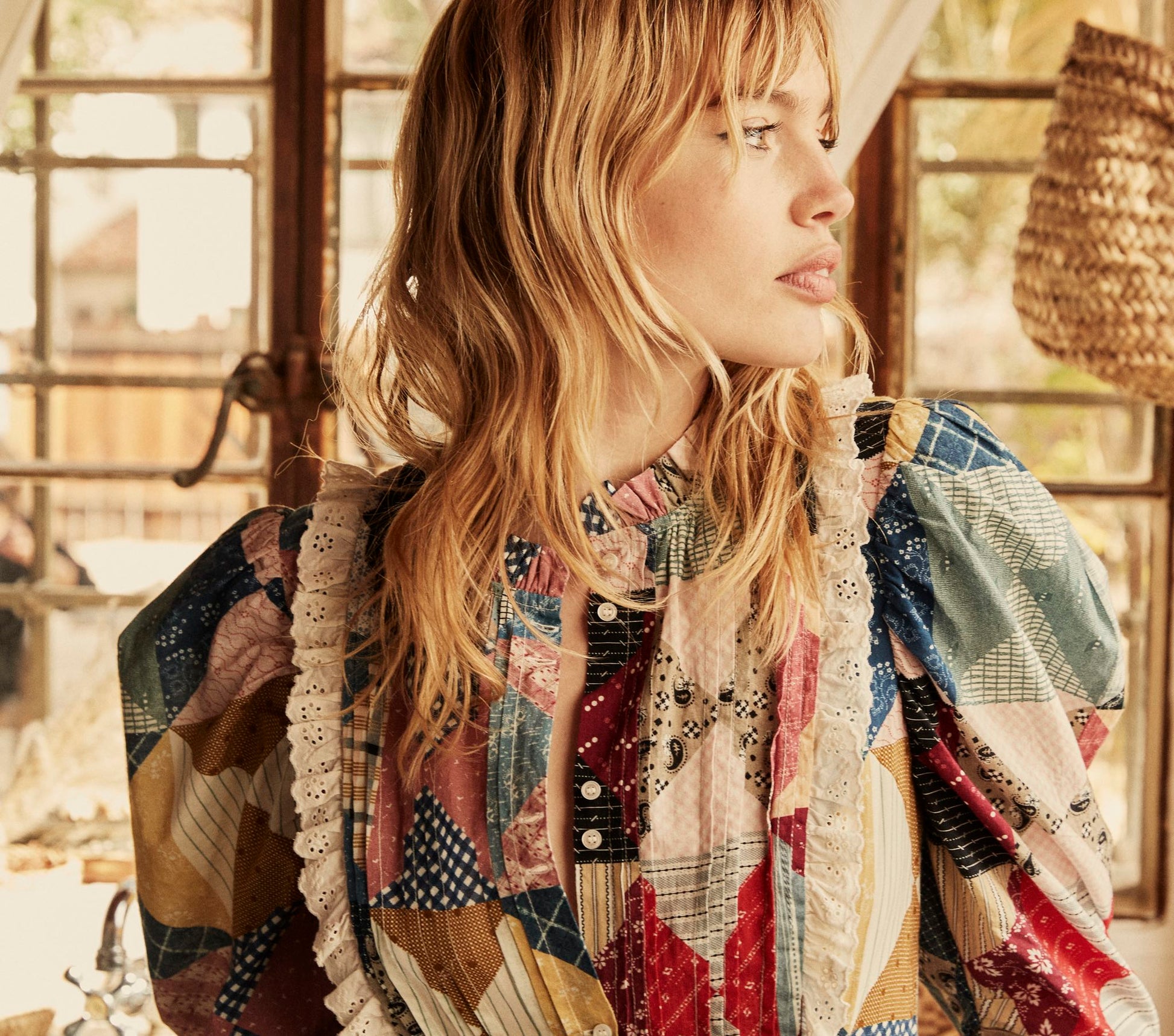 HMD -- DARBY DRESS -- PATCHWORK PRINT view 4
