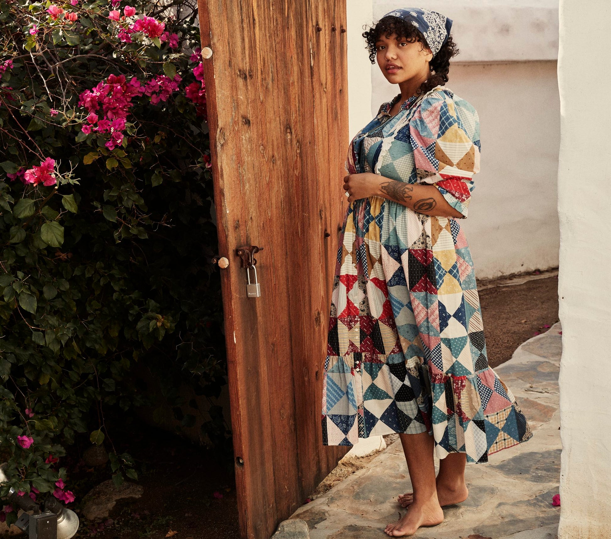 HMD -- DARBY DRESS -- PATCHWORK PRINT view 11
