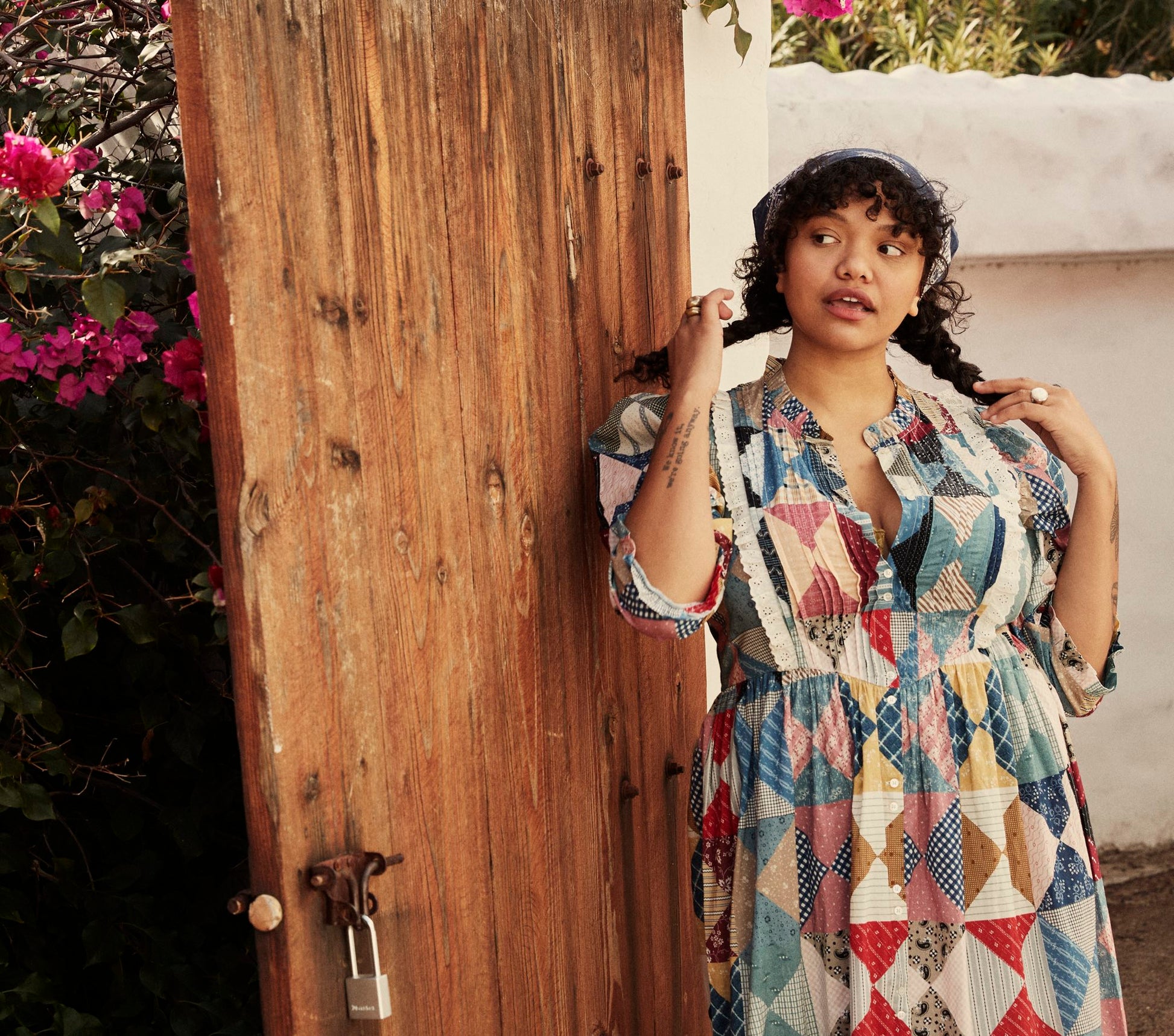 HMD -- DARBY DRESS -- PATCHWORK PRINT view 12
