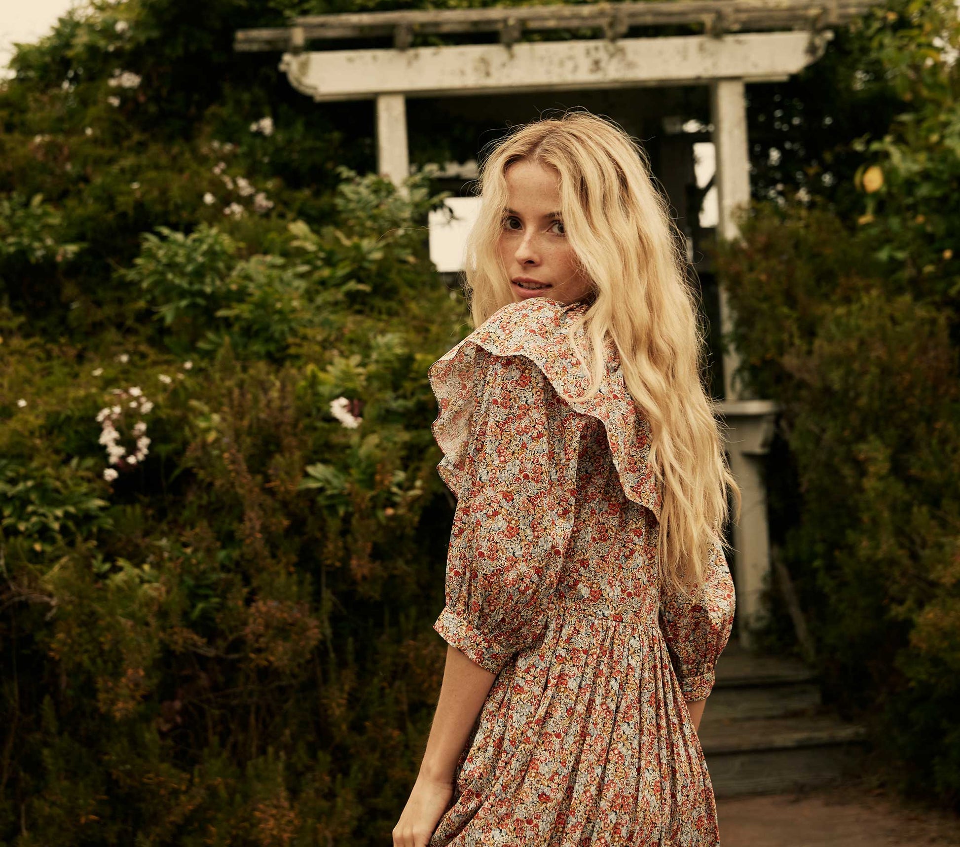 HMD -- DARCY DRESS -- RED CHIVE view 6
