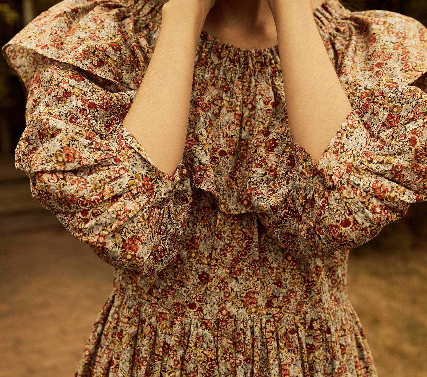 HMD -- DARCY DRESS -- RED CHIVE