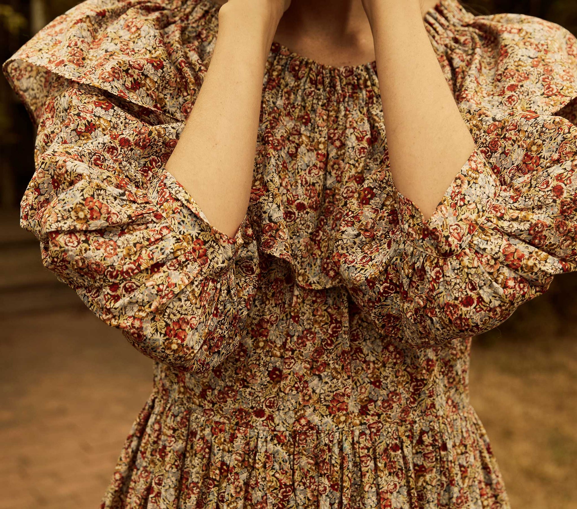 HMD -- DARCY DRESS -- RED CHIVE view 13
