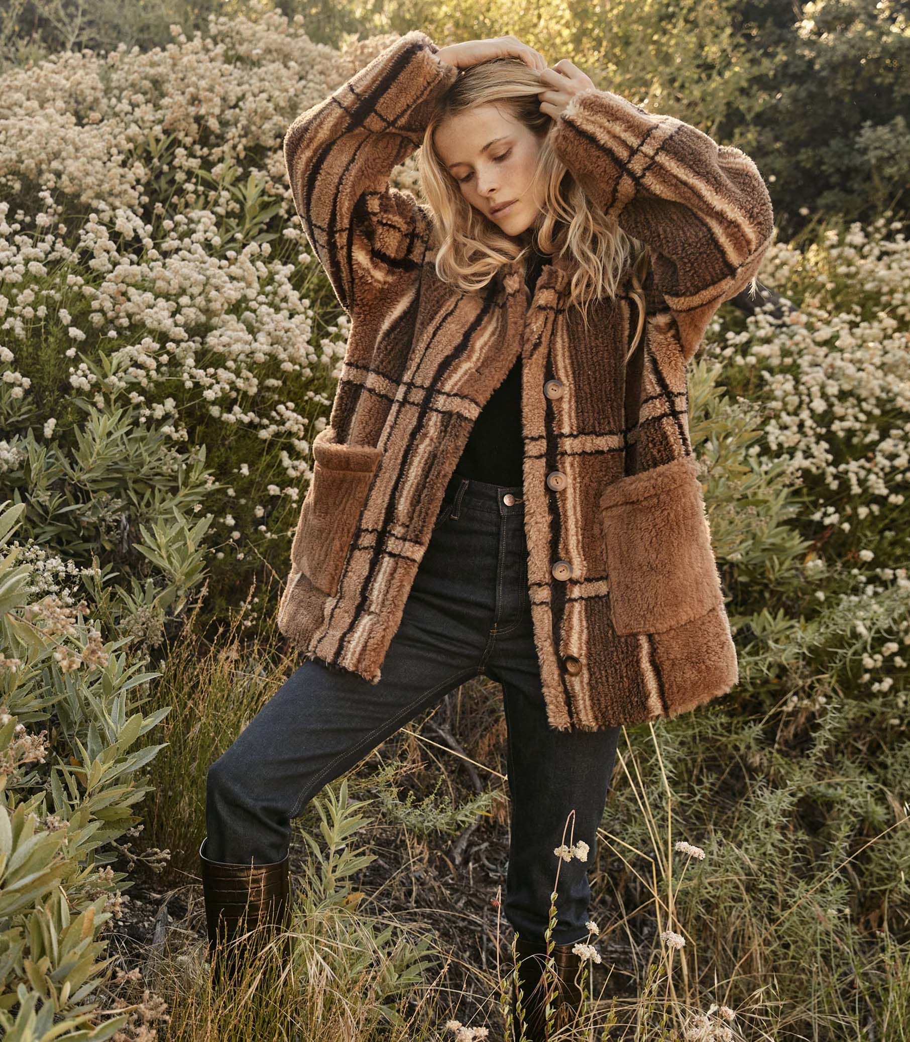 HMD -- EASTON COAT -- CHARCOAL SIERRA PLAID view 2
