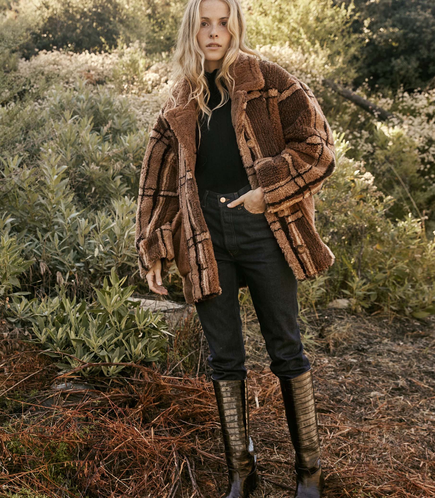 HMD -- EASTON COAT -- CHARCOAL SIERRA PLAID view 6
