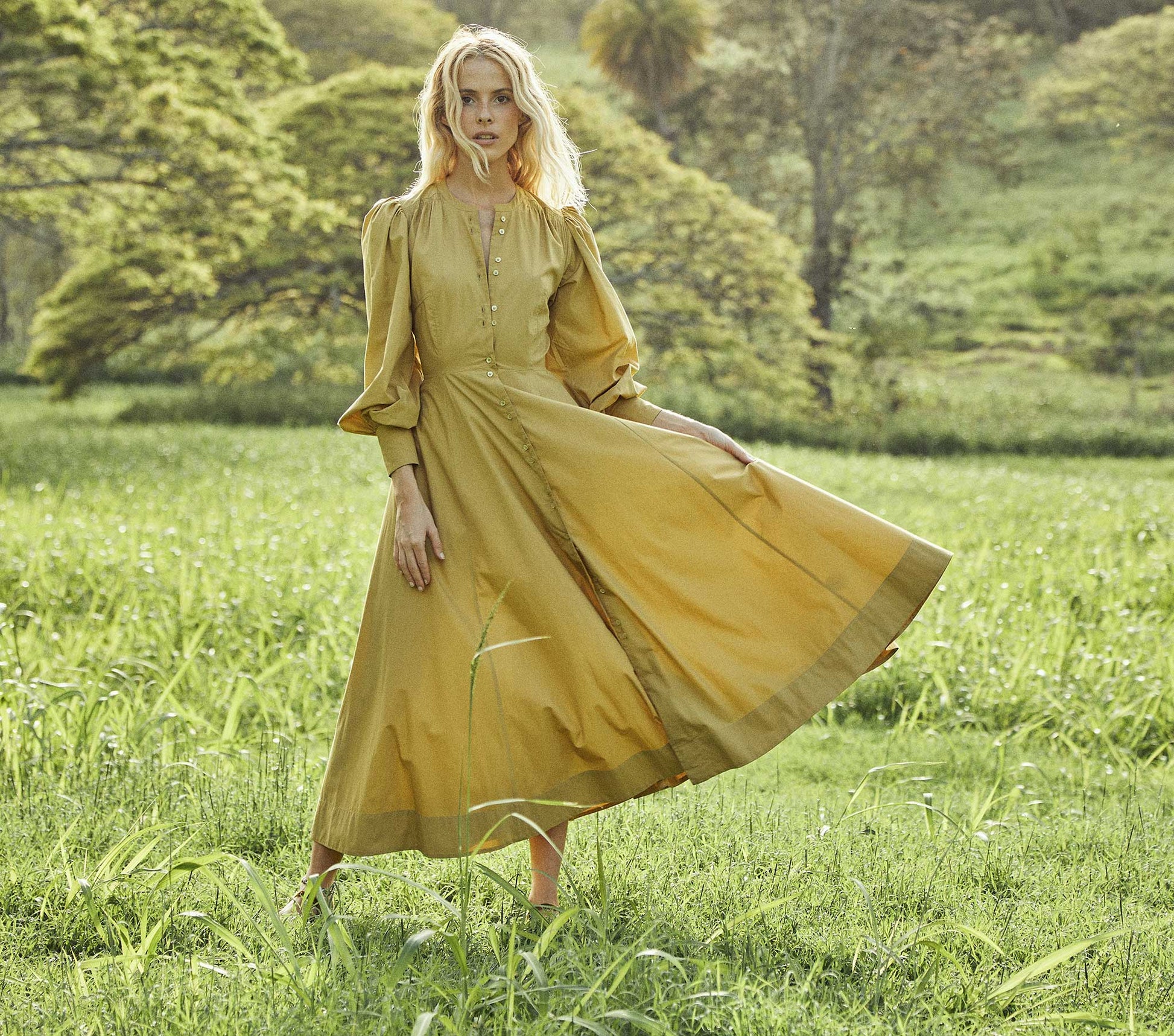 HMD -- EDLYNNE DRESS -- OREGANO view 1
