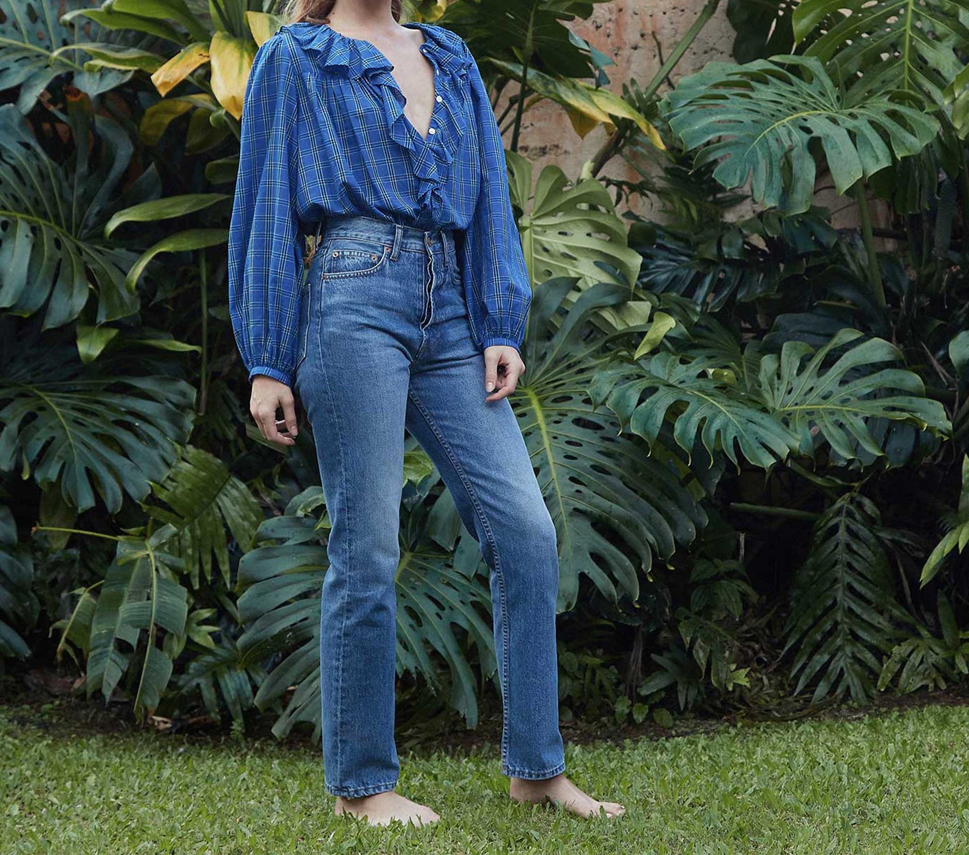 HMD -- ELLERY TOP -- PARK LANE PLAID view 2
