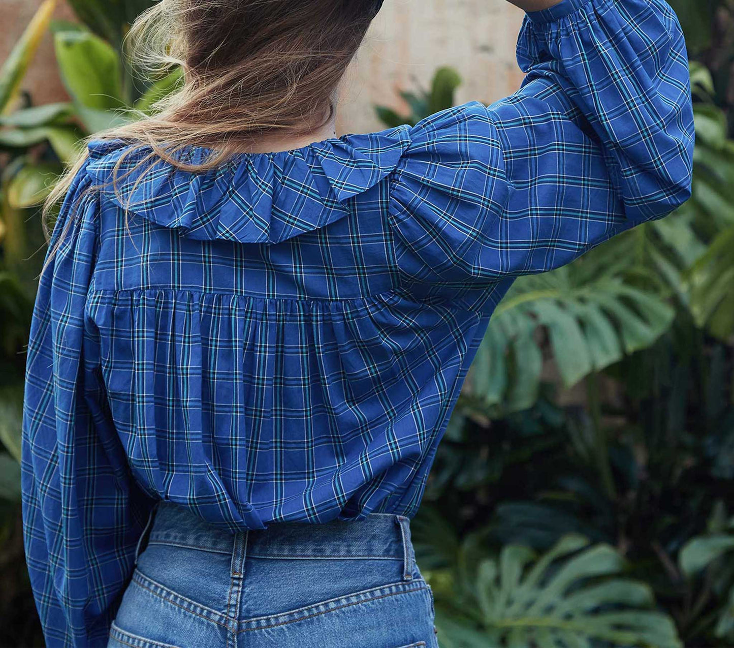 HMD -- ELLERY TOP -- PARK LANE PLAID