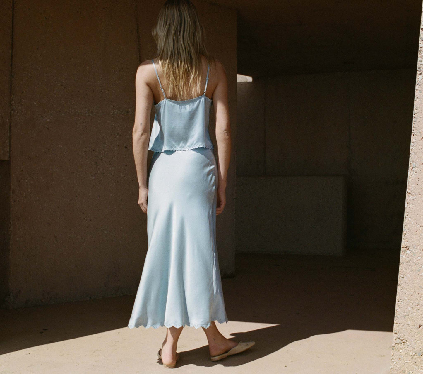 HMD -- ELOWEN SKIRT -- MINERAL BLUE