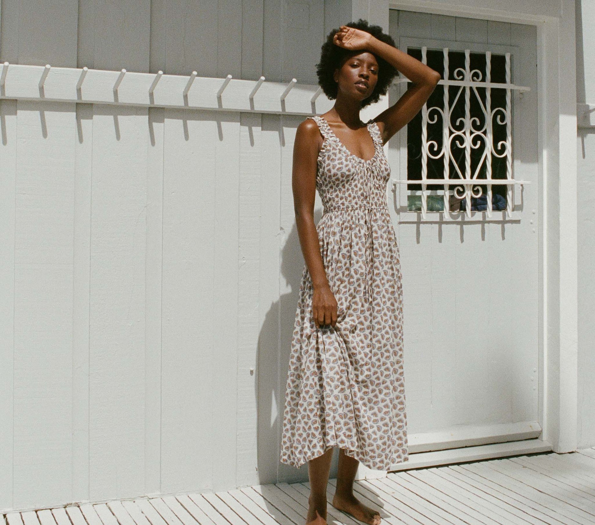 HMD -- EMMARETTA DRESS -- SEA SALT BEDFORD PAISLEY view 1
