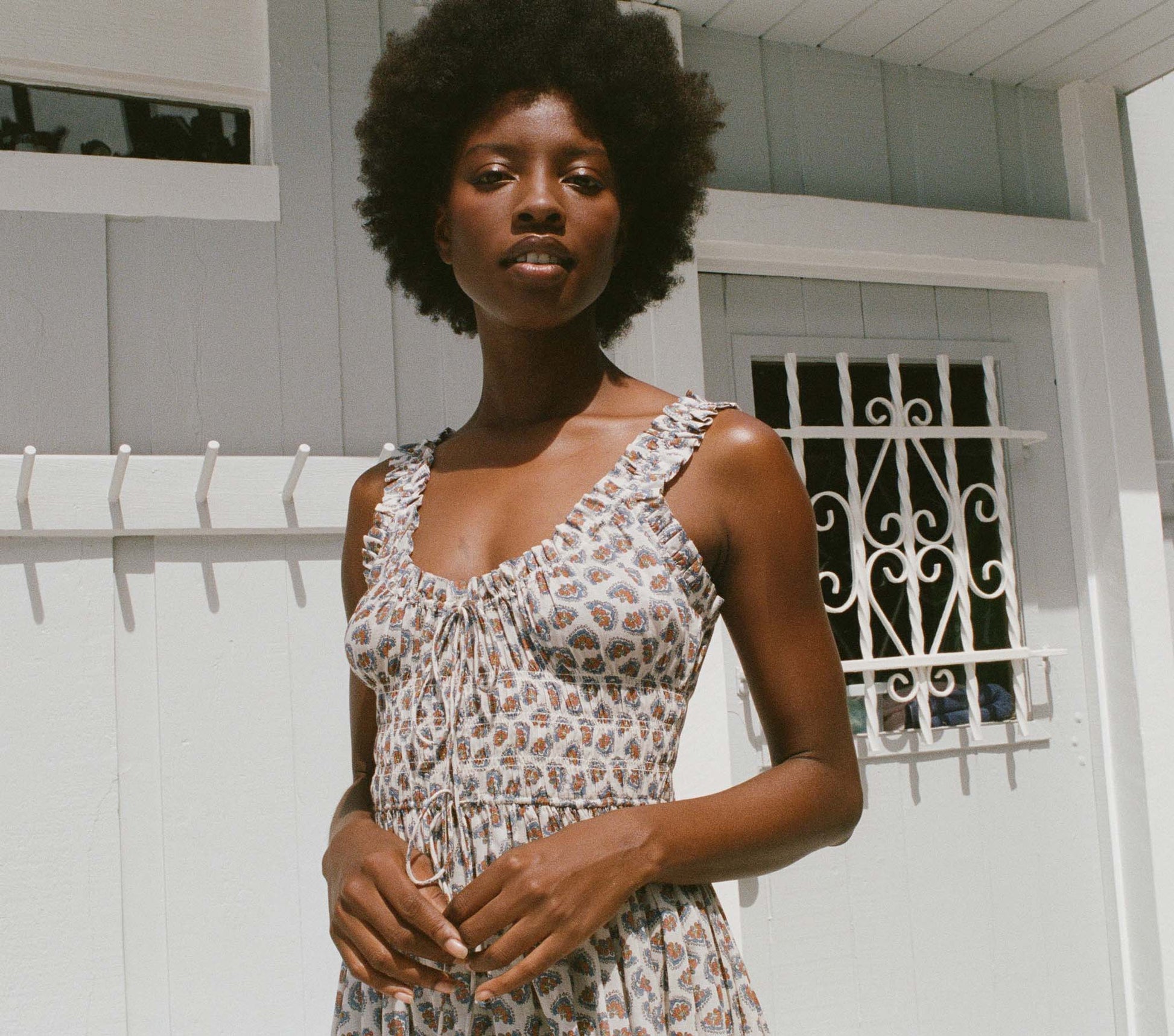 HMD -- EMMARETTA DRESS -- SEA SALT BEDFORD PAISLEY view 2
