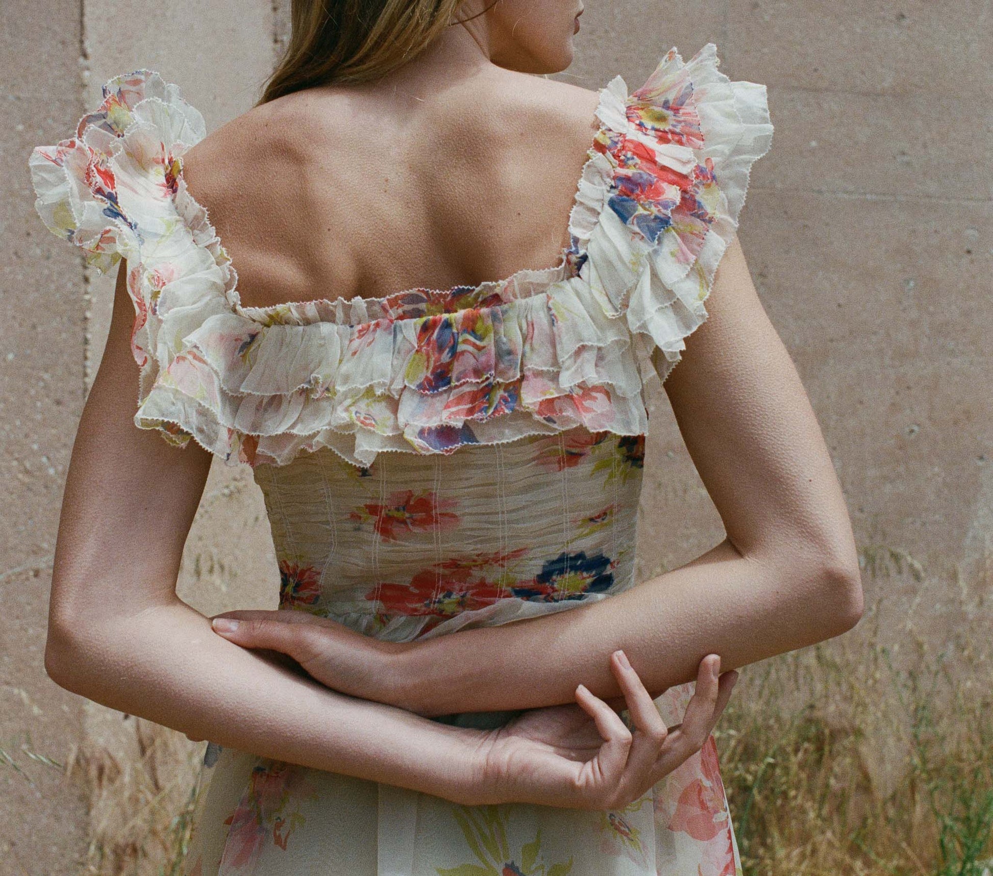 HMD -- ERNESTINE DRESS -- SWEET GARDENIA view 5

