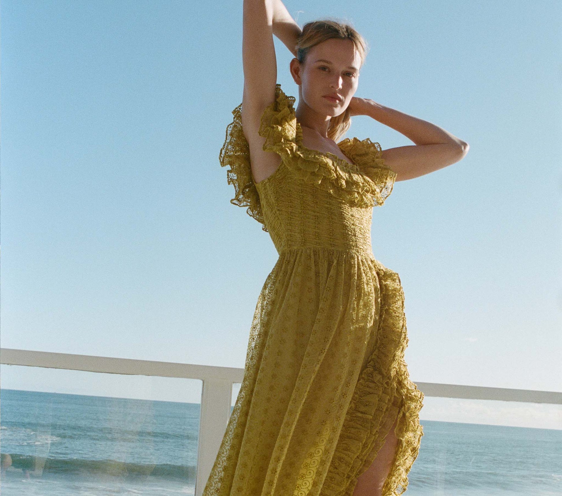 HMD -- ERNESTINE DRESS -- MOSS view 4

