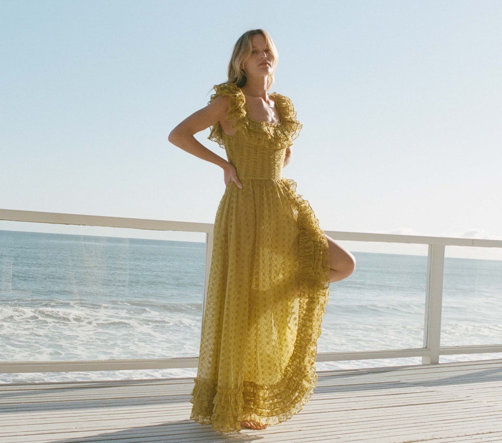 HMD -- ERNESTINE DRESS -- MOSS view 5
