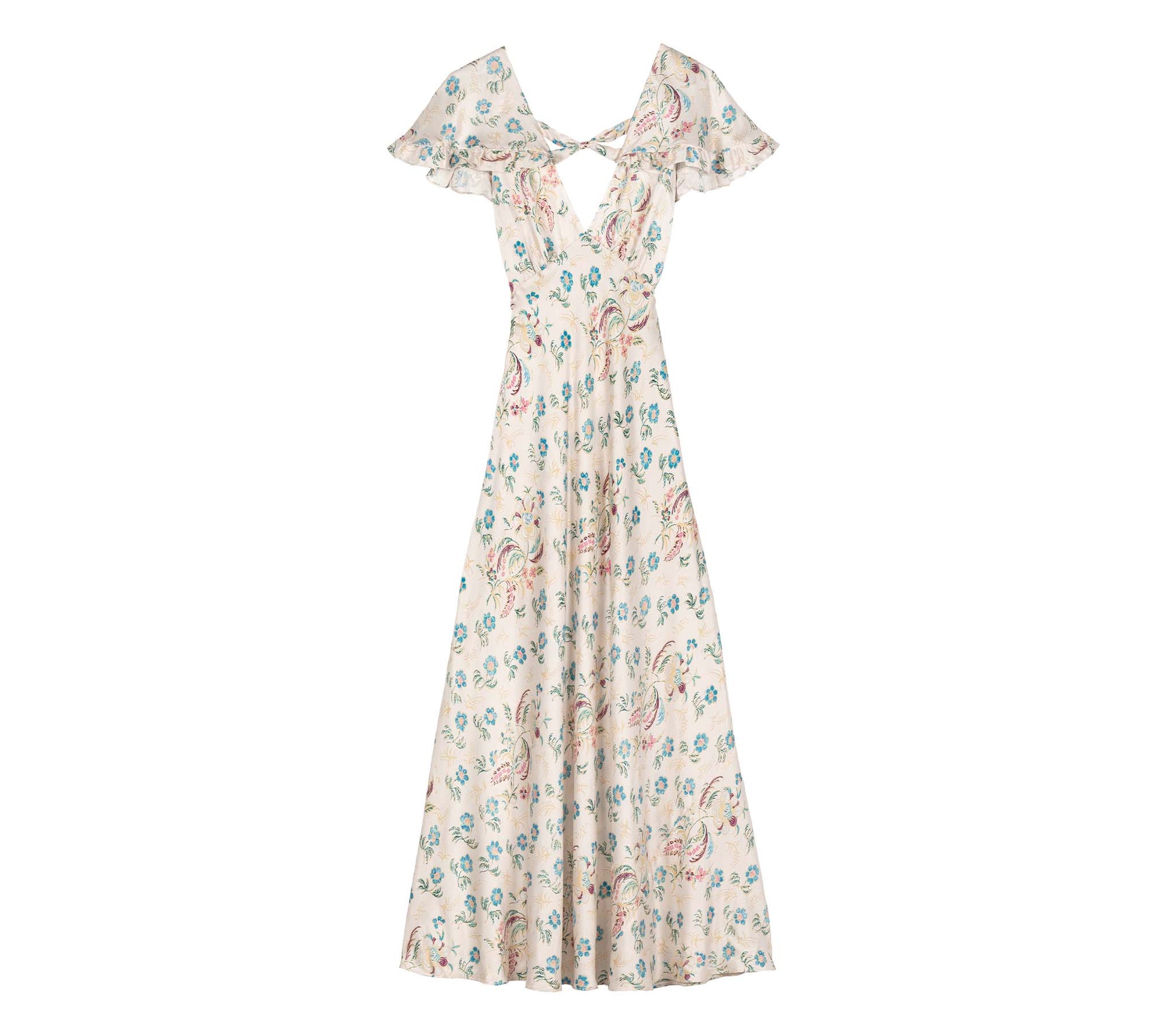 HMD -- ELDORA DRESS -- IVORY HOLLYHOCK HILLS view 3
