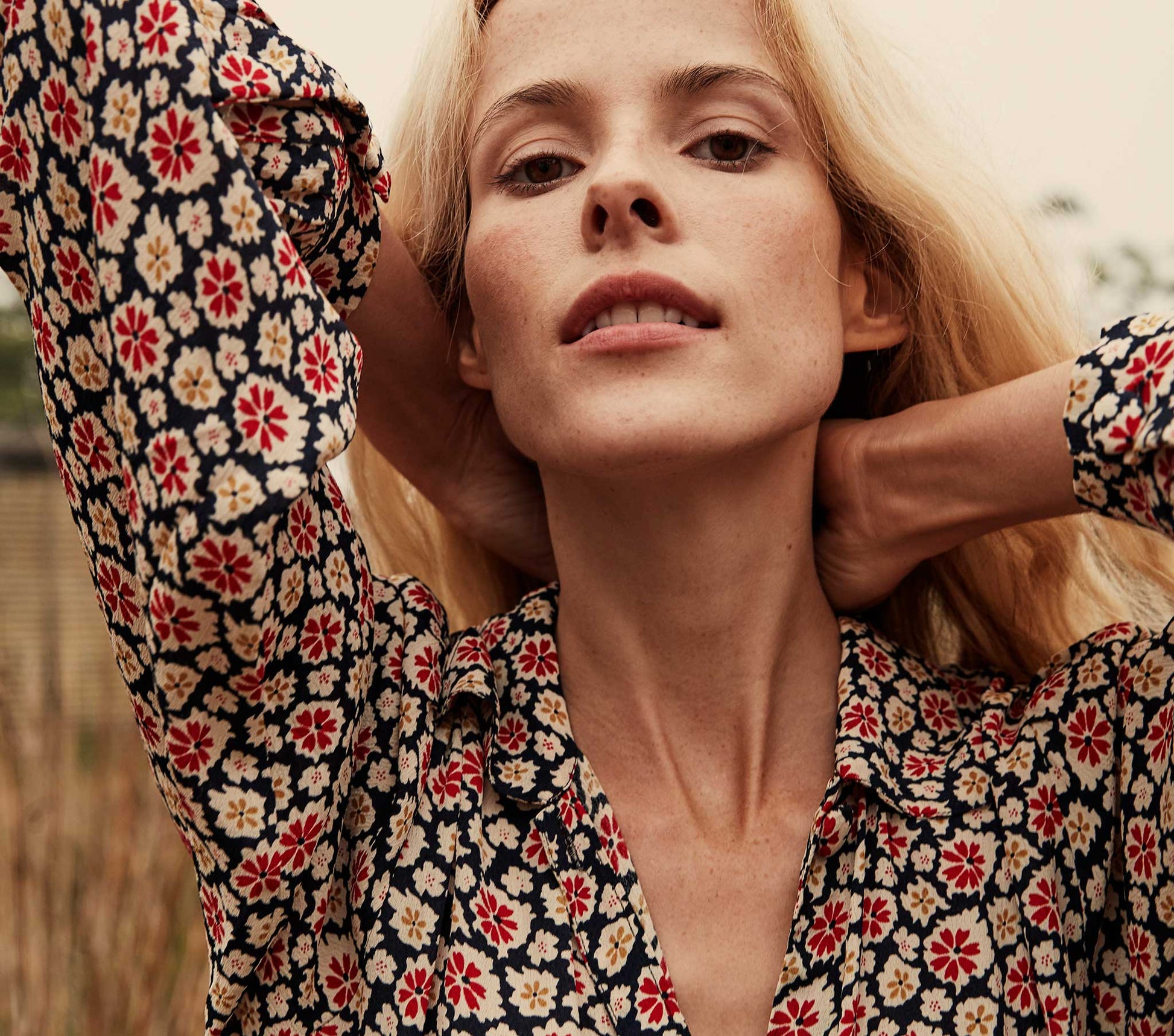 HMD -- ELIOT DRESS -- NAVY BELLFLOWER BLOSSOM view 6
