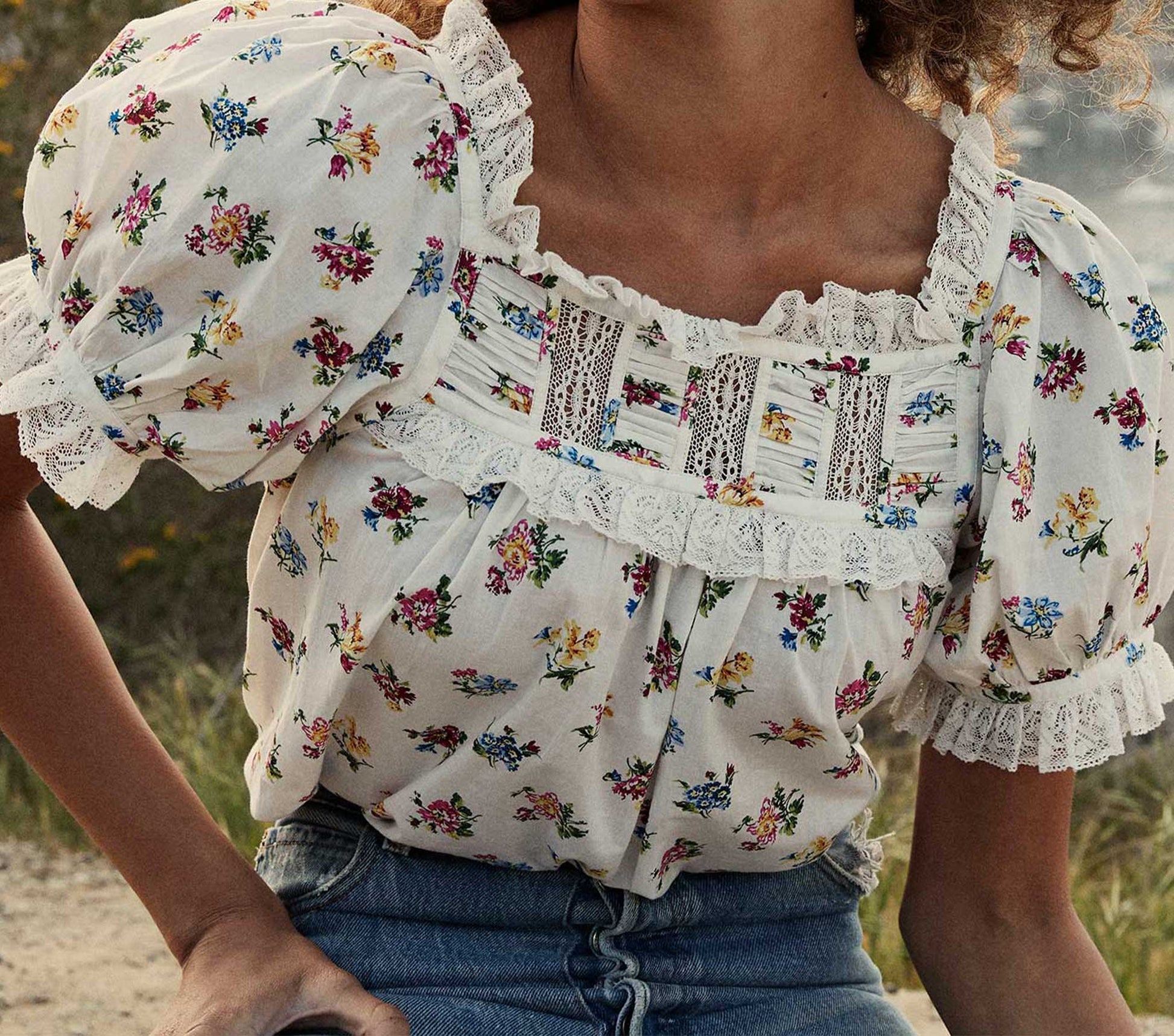 HMD -- FRANCES TOP -- FLEURS DE JONQUILLE view 1
