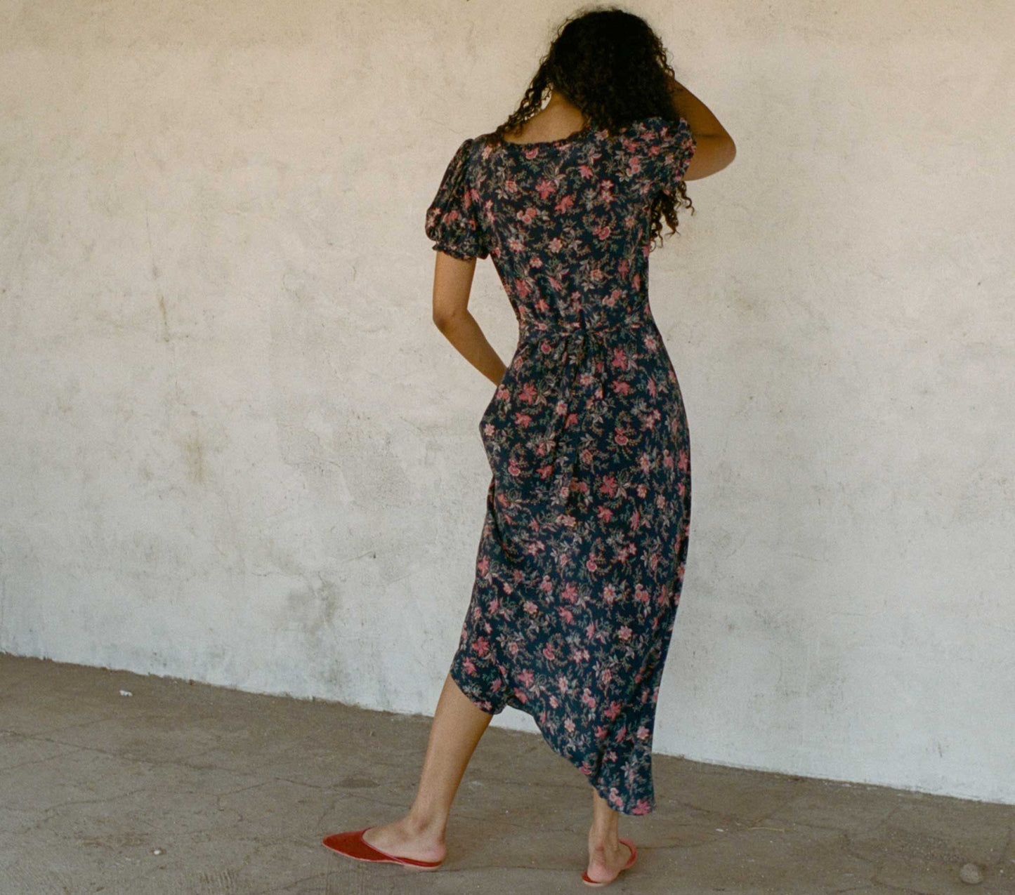 HMD -- GISELLE DRESS -- AEGEAN WINDING VINE FLORAL