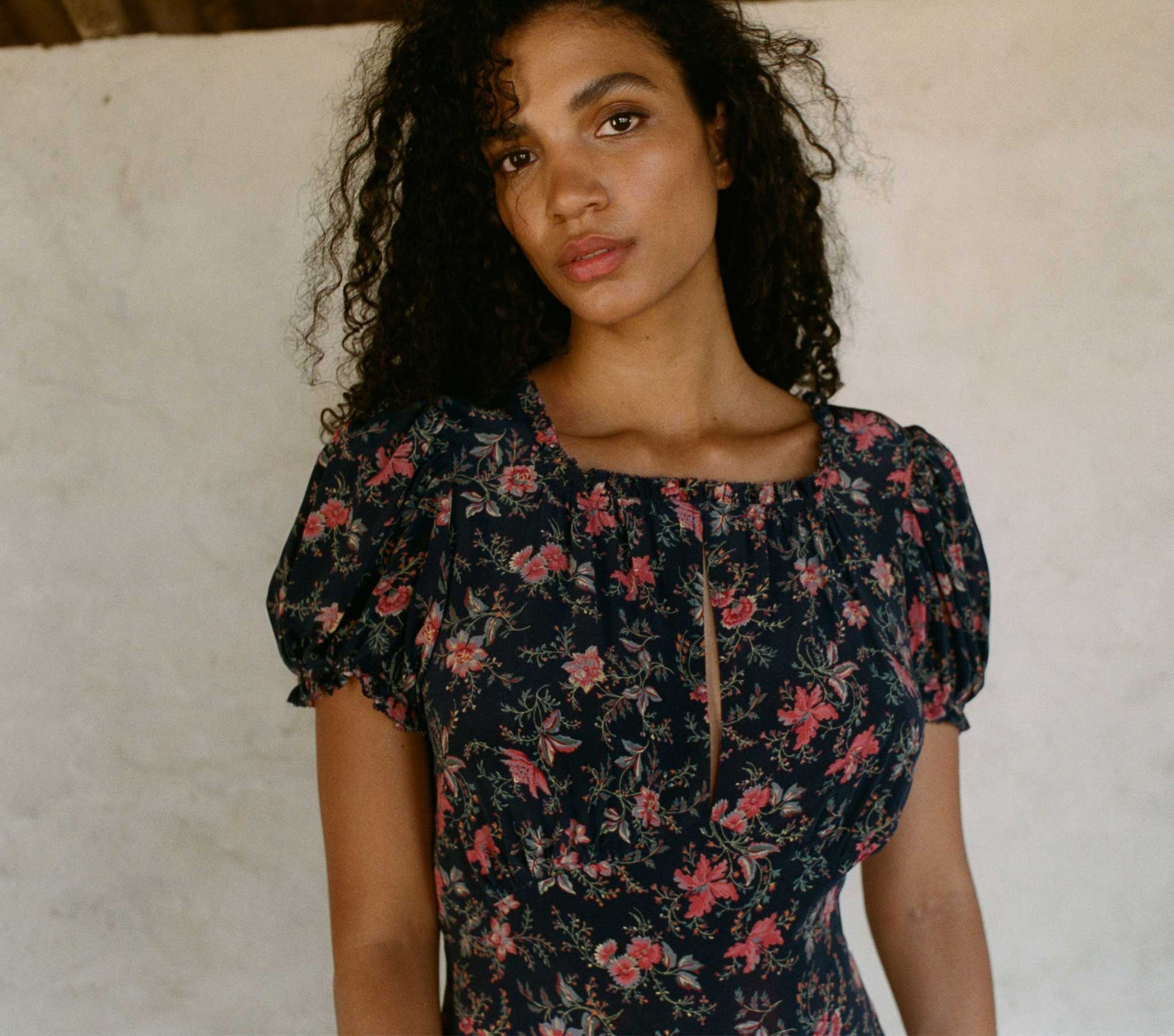 HMD -- GISELLE DRESS -- AEGEAN WINDING VINE FLORAL view 3