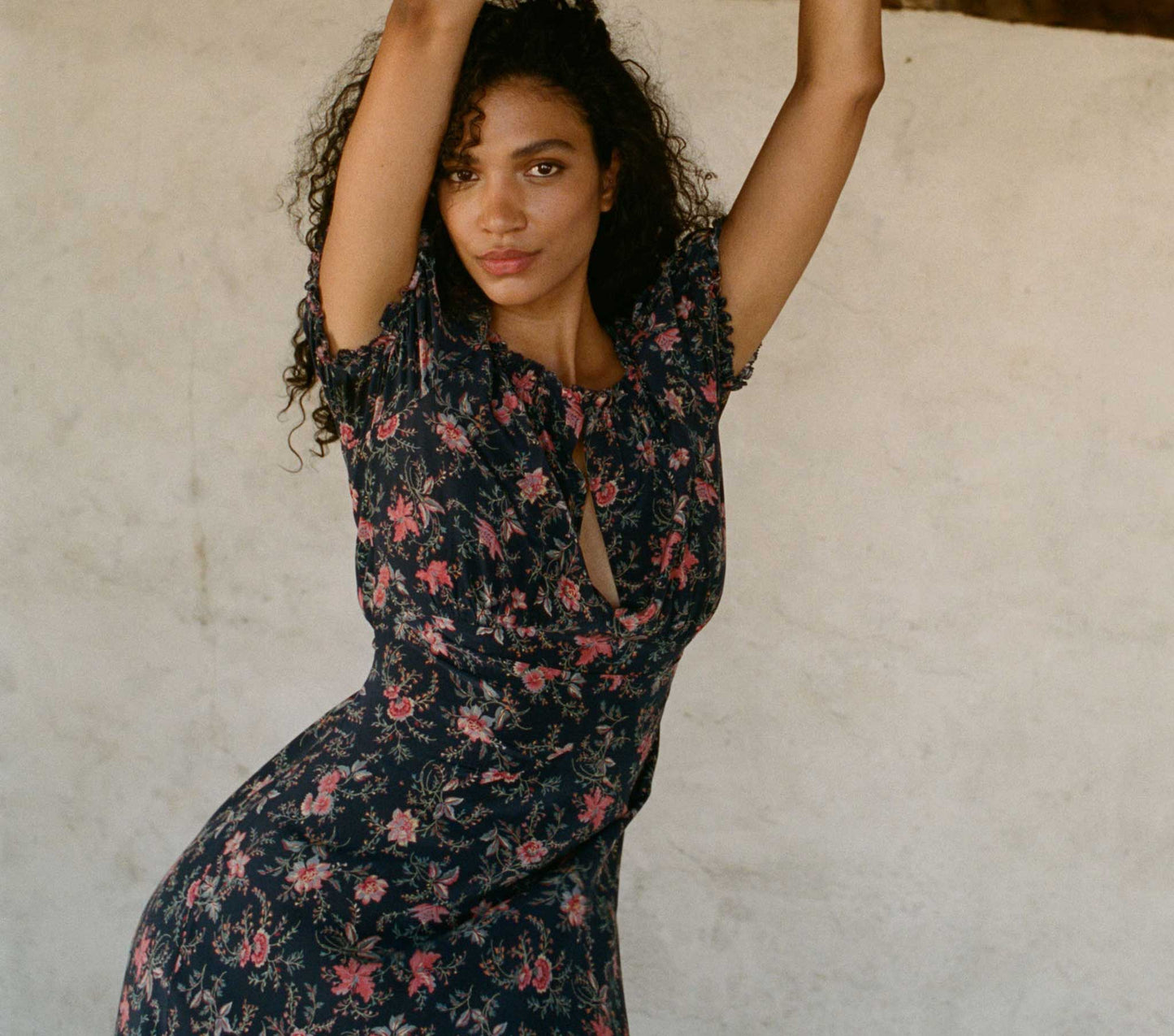 HMD -- GISELLE DRESS -- AEGEAN WINDING VINE FLORAL