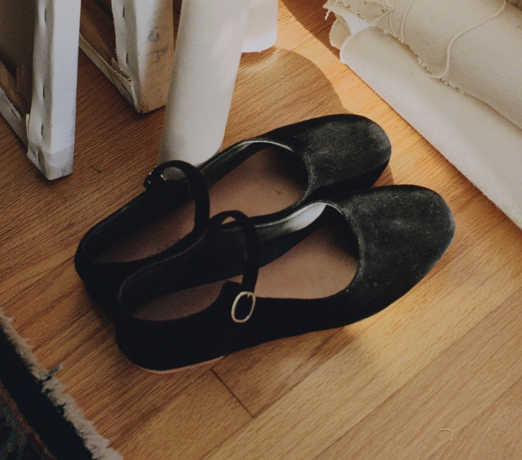 dôen mary jane slipper black velvet