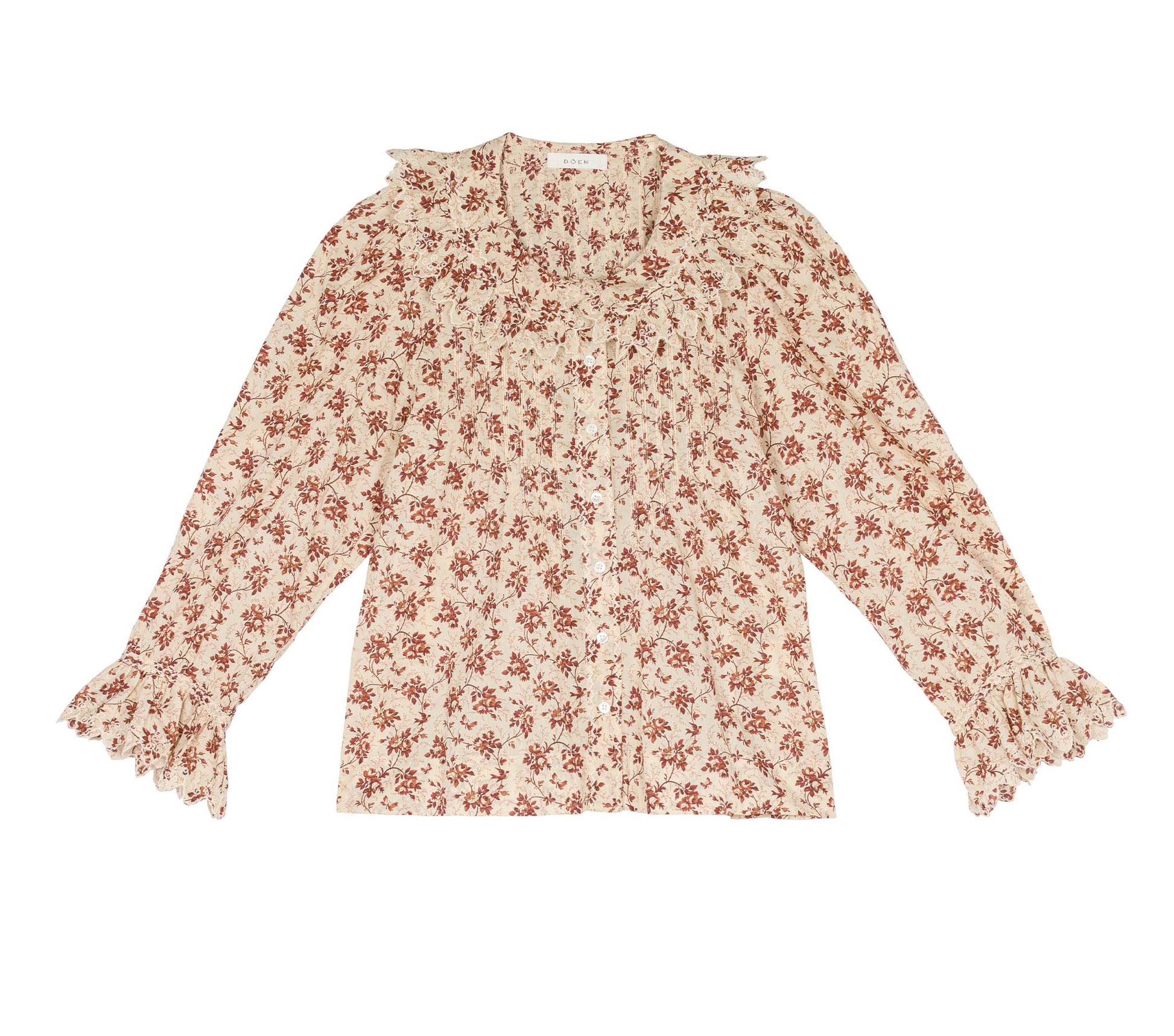 HMD -- HICKORY TOP -- BURGUNDY SONGBIRD TOILE view 6
