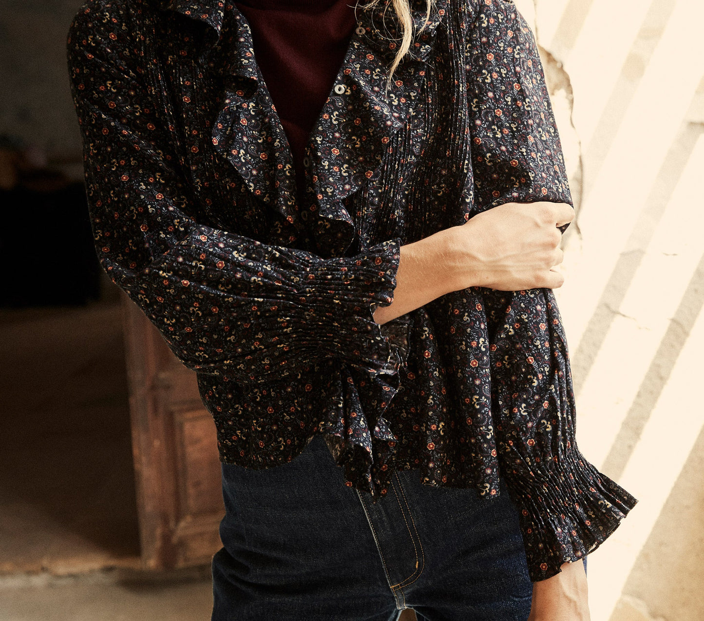 HMD -- HARDY TOP -- BLACK MARFA PAISLEY