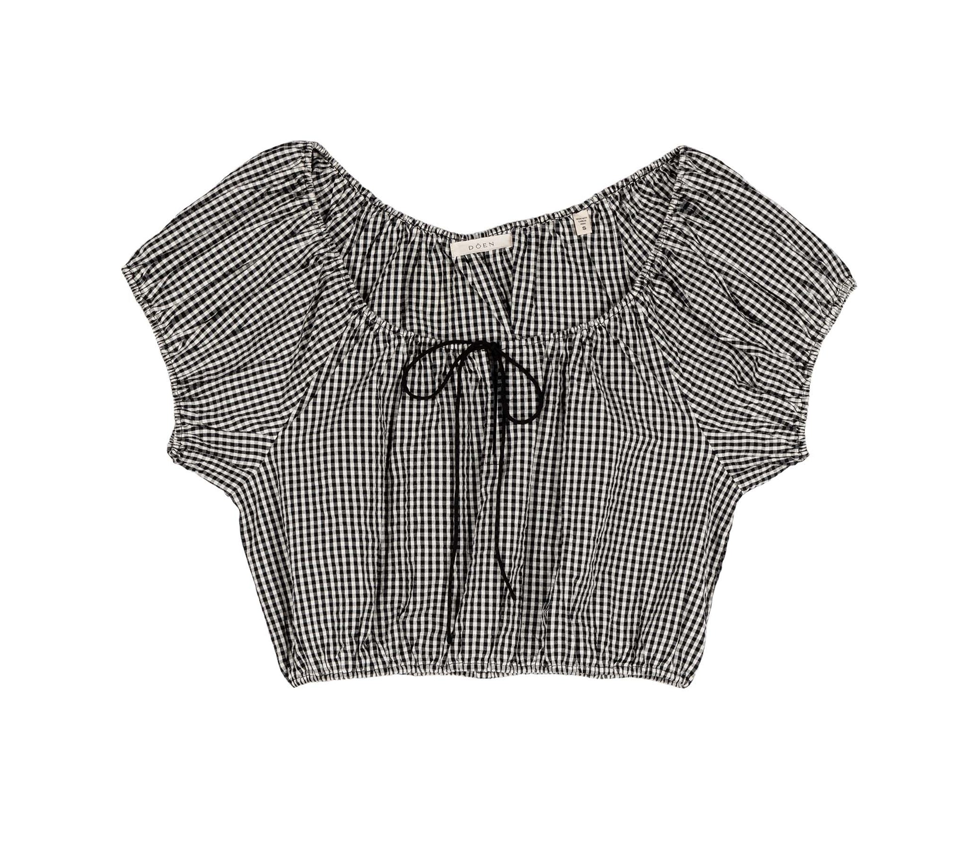 HMD -- HILARY TOP -- LA MADDALENA GINGHAM view 5
