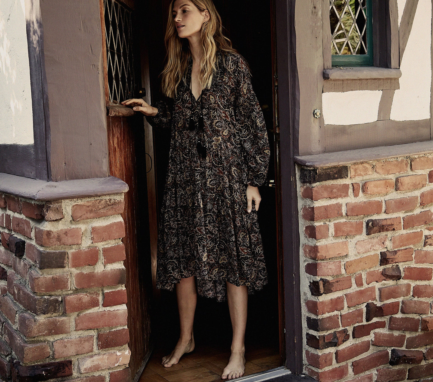 HMD -- HONFLEUR DRESS -- ANITA PAISLEY