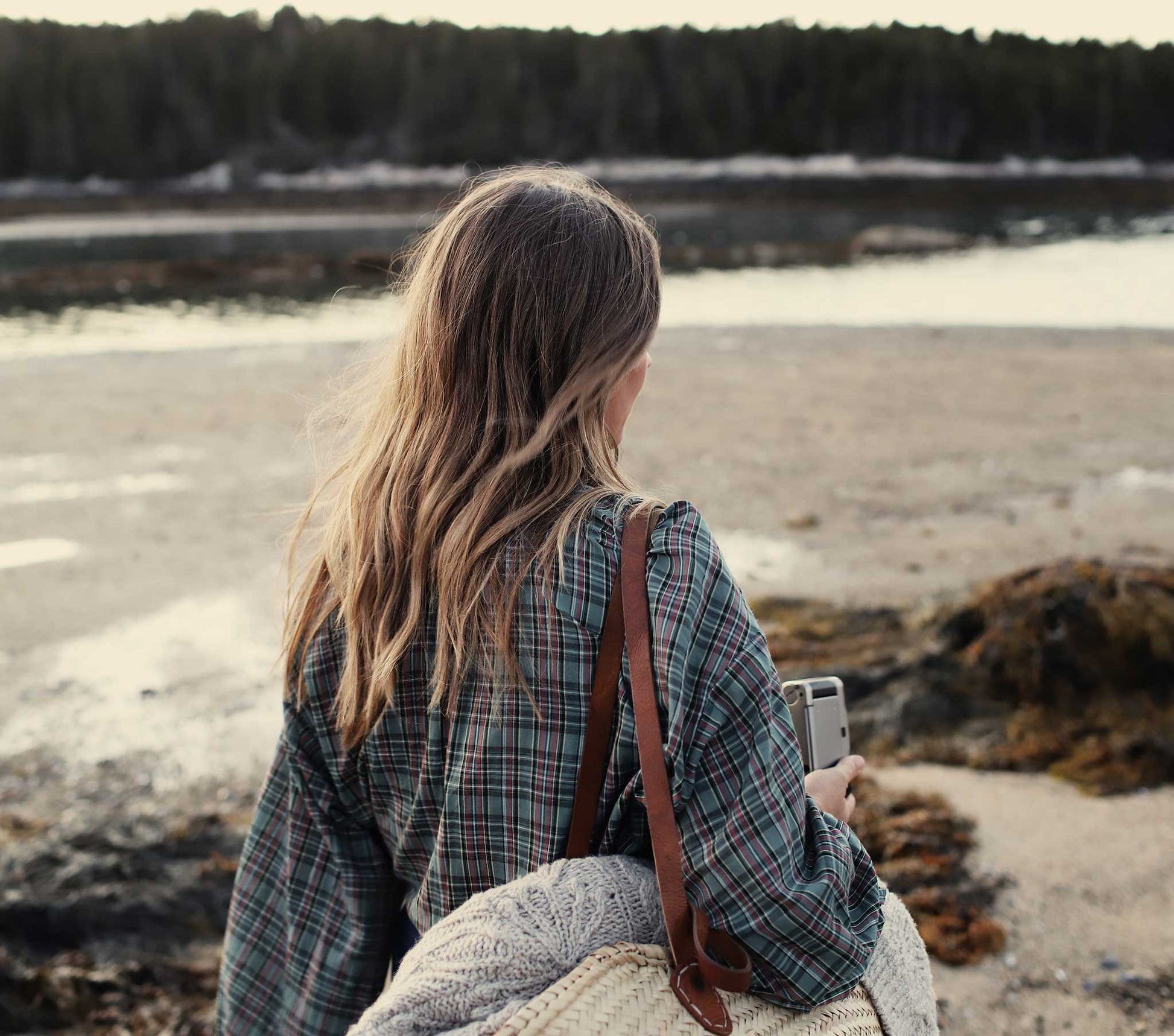 HMD -- THE JANE BLOUSE -- POND PROMENADE PLAID view 9
