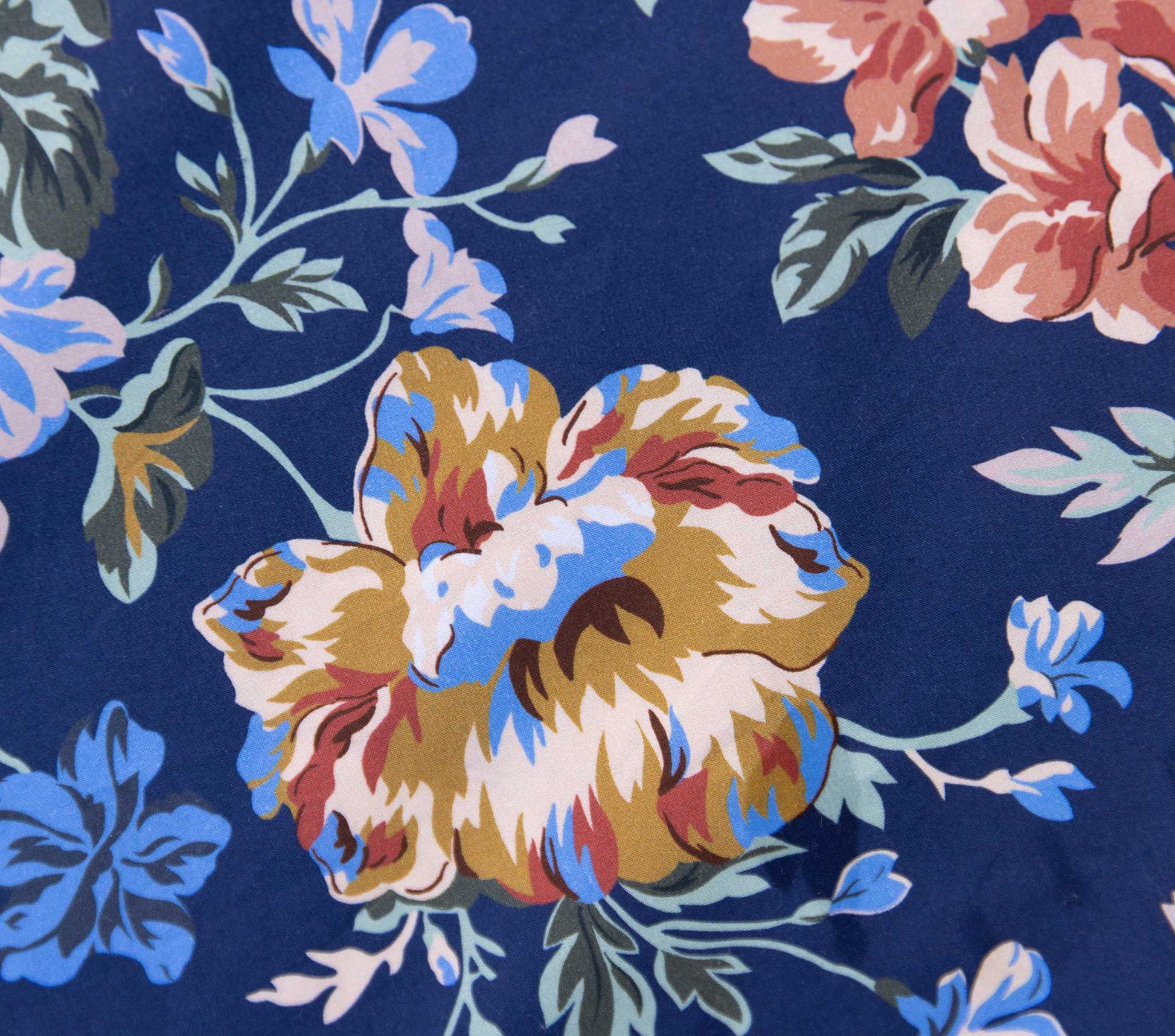 HMD -- PECOS DRESS -- INDIGO IRIS FLORAL view 4
