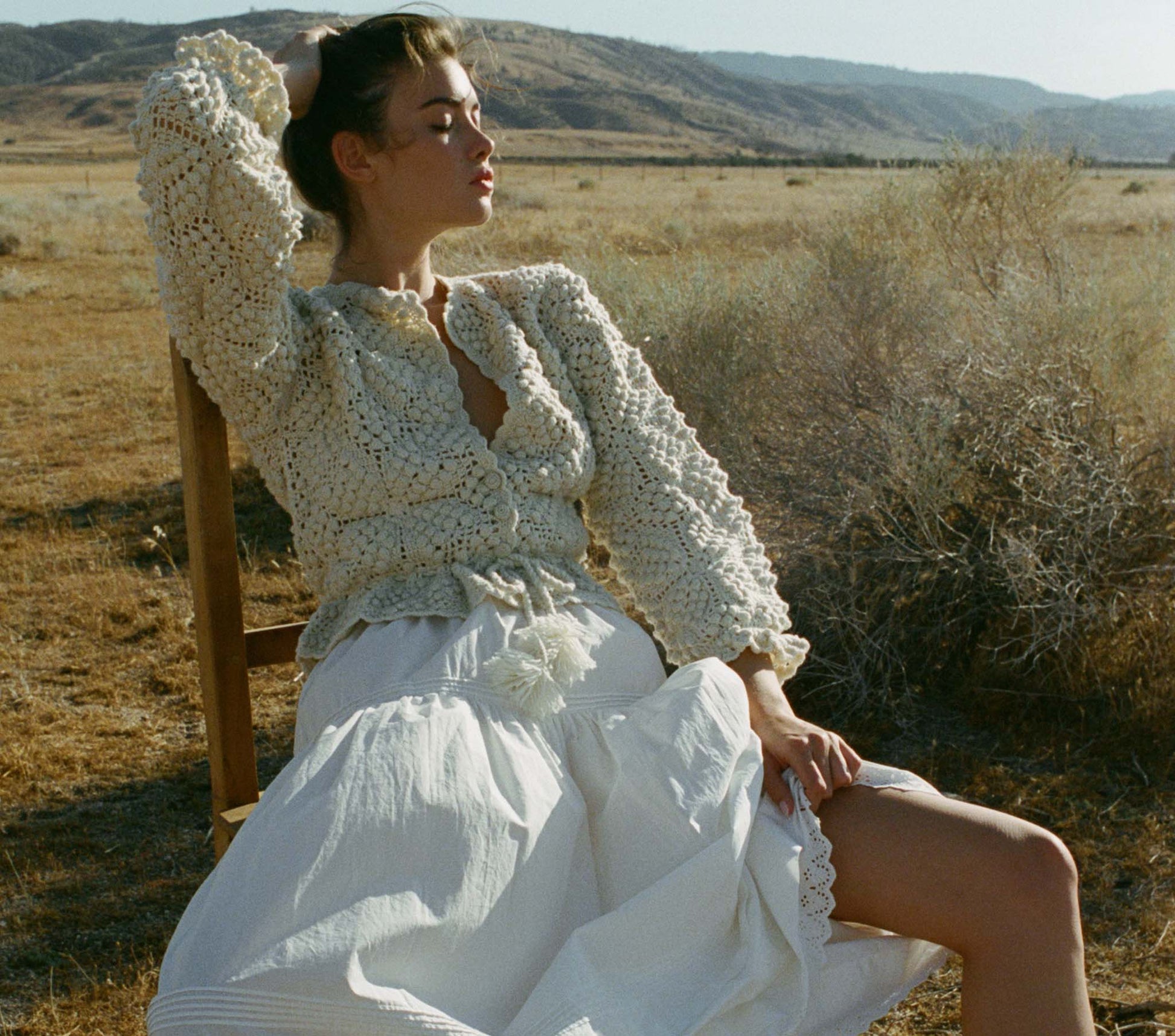 HMD -- JACINTA CARDIGAN -- WINTER WHEAT view 3
