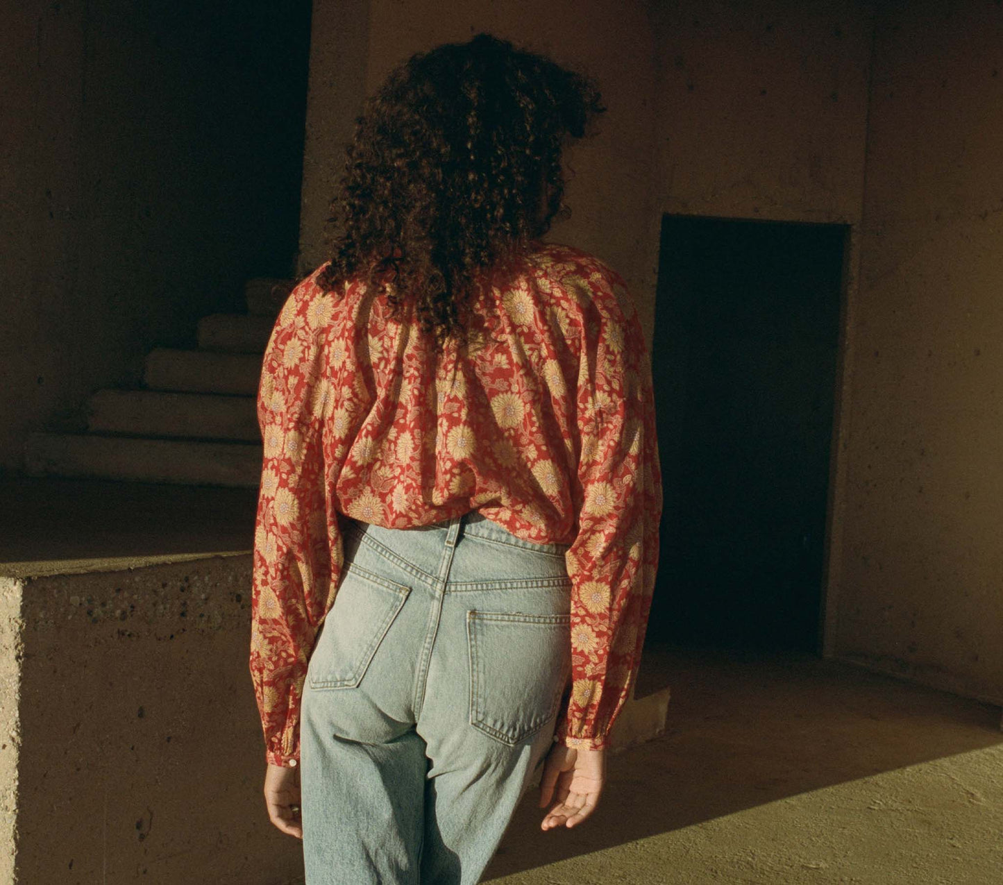 HMD -- THE JANE BLOUSE -- DESERT BLOOMS